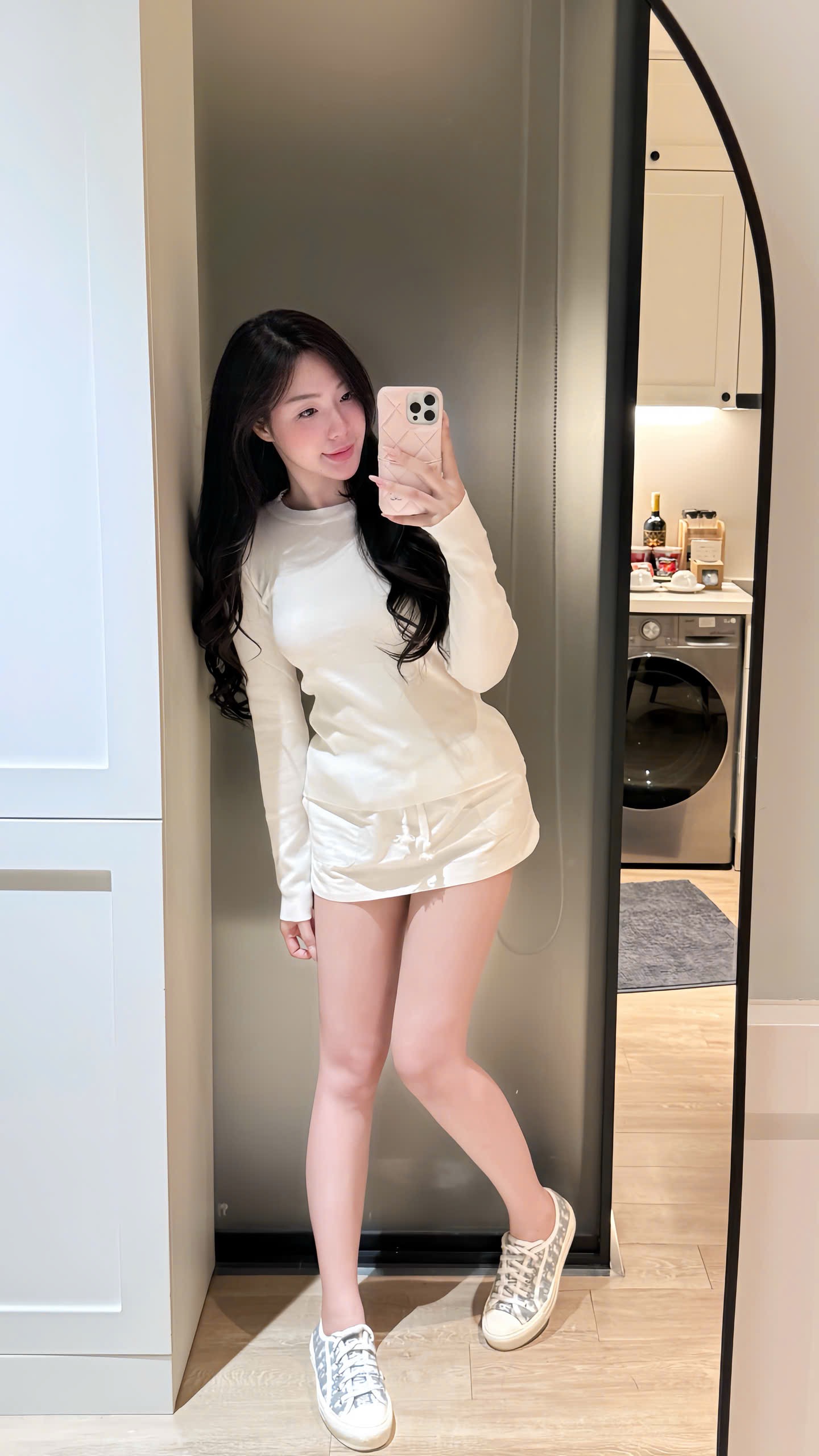 ÁO LEN CỔ TRÒN DÁNG ÔM DT JADE MAISON
