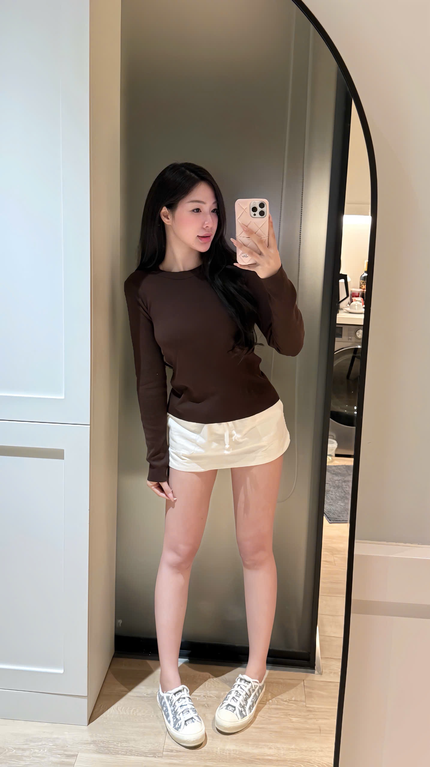 ÁO LEN CỔ TRÒN DÁNG ÔM DT JADE MAISON