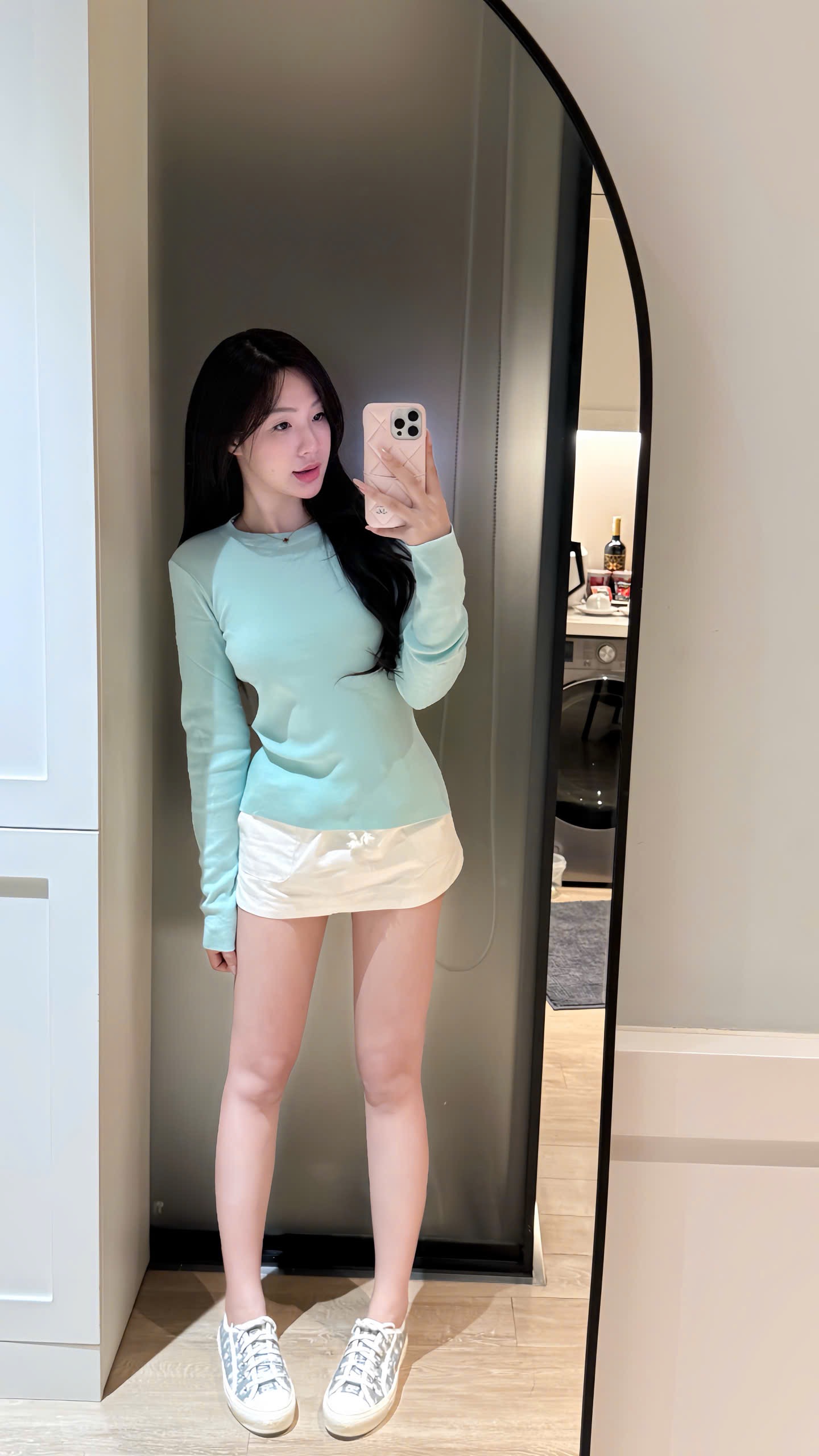 ÁO LEN CỔ TRÒN DÁNG ÔM DT JADE MAISON