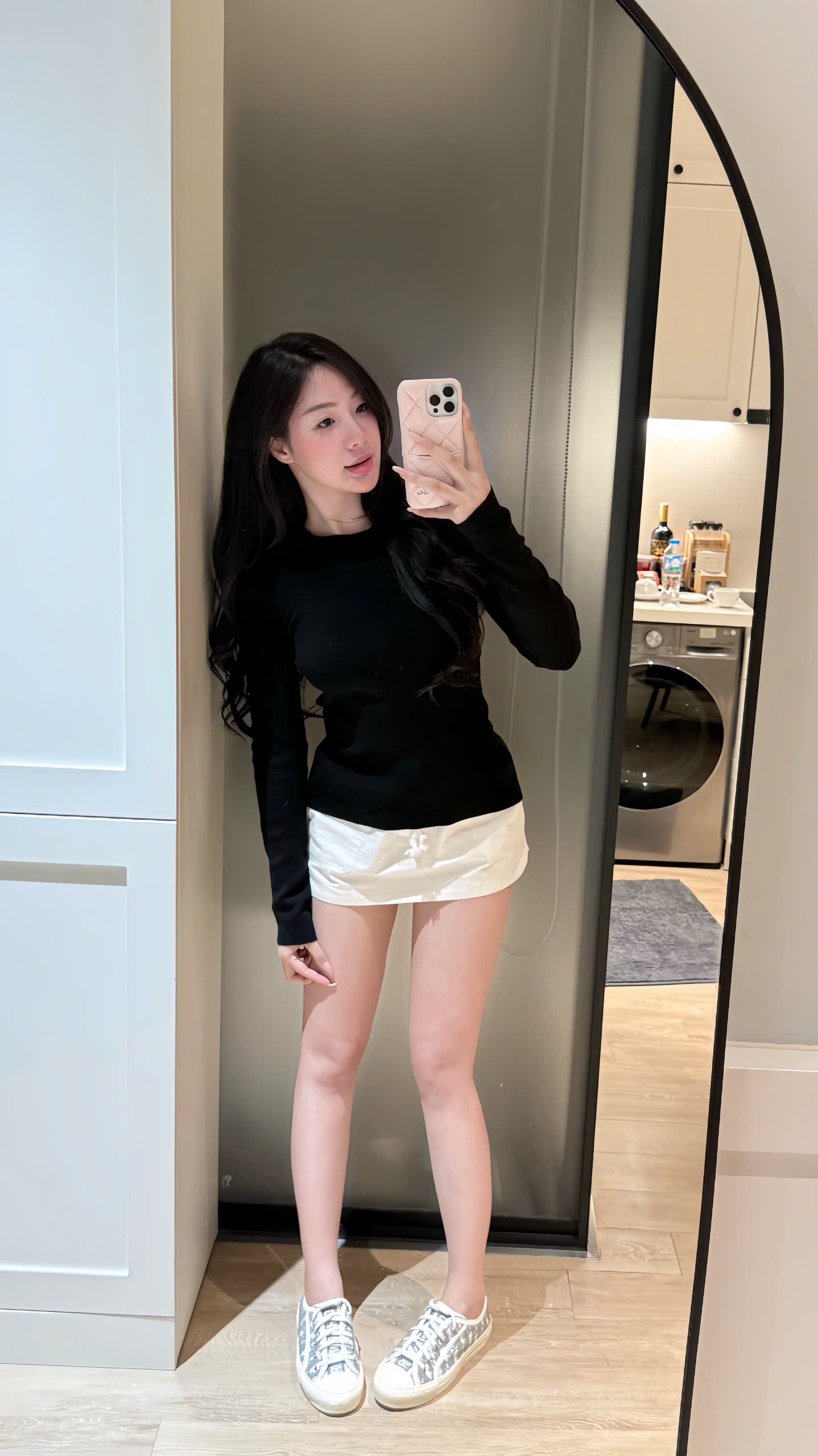 ÁO LEN CỔ TRÒN DÁNG ÔM DT JADE MAISON