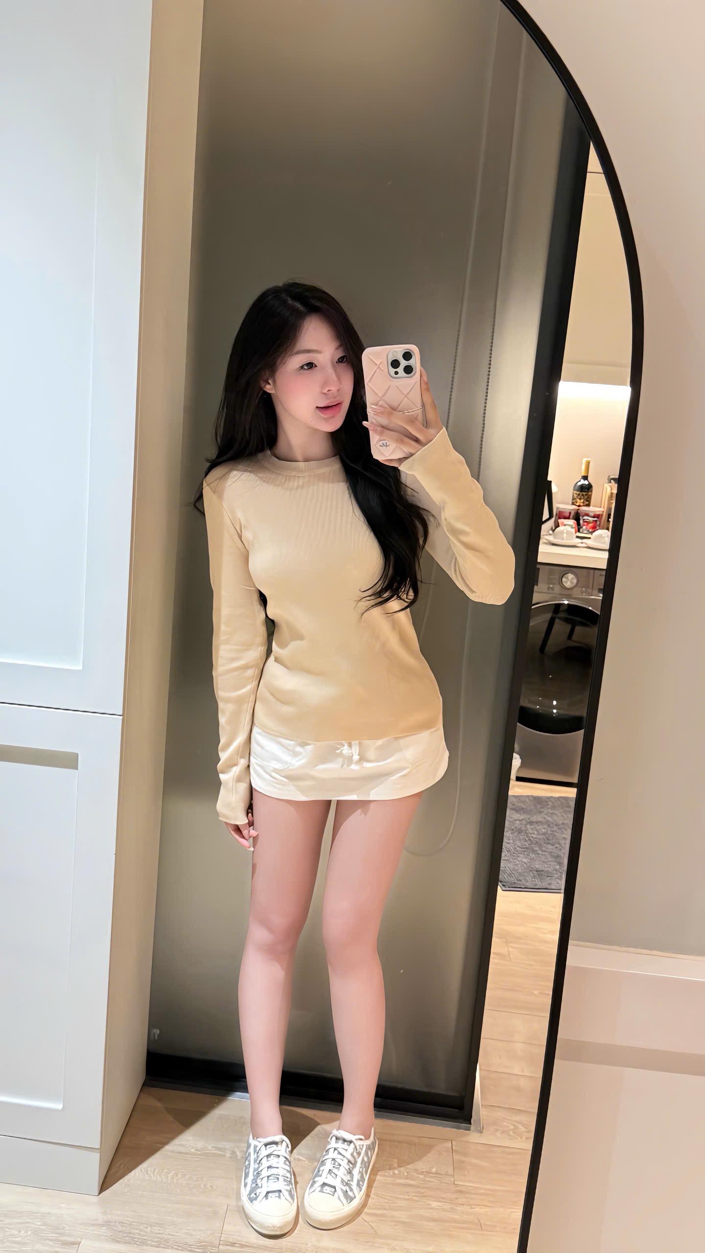 ÁO LEN CỔ TRÒN DÁNG ÔM DT JADE MAISON