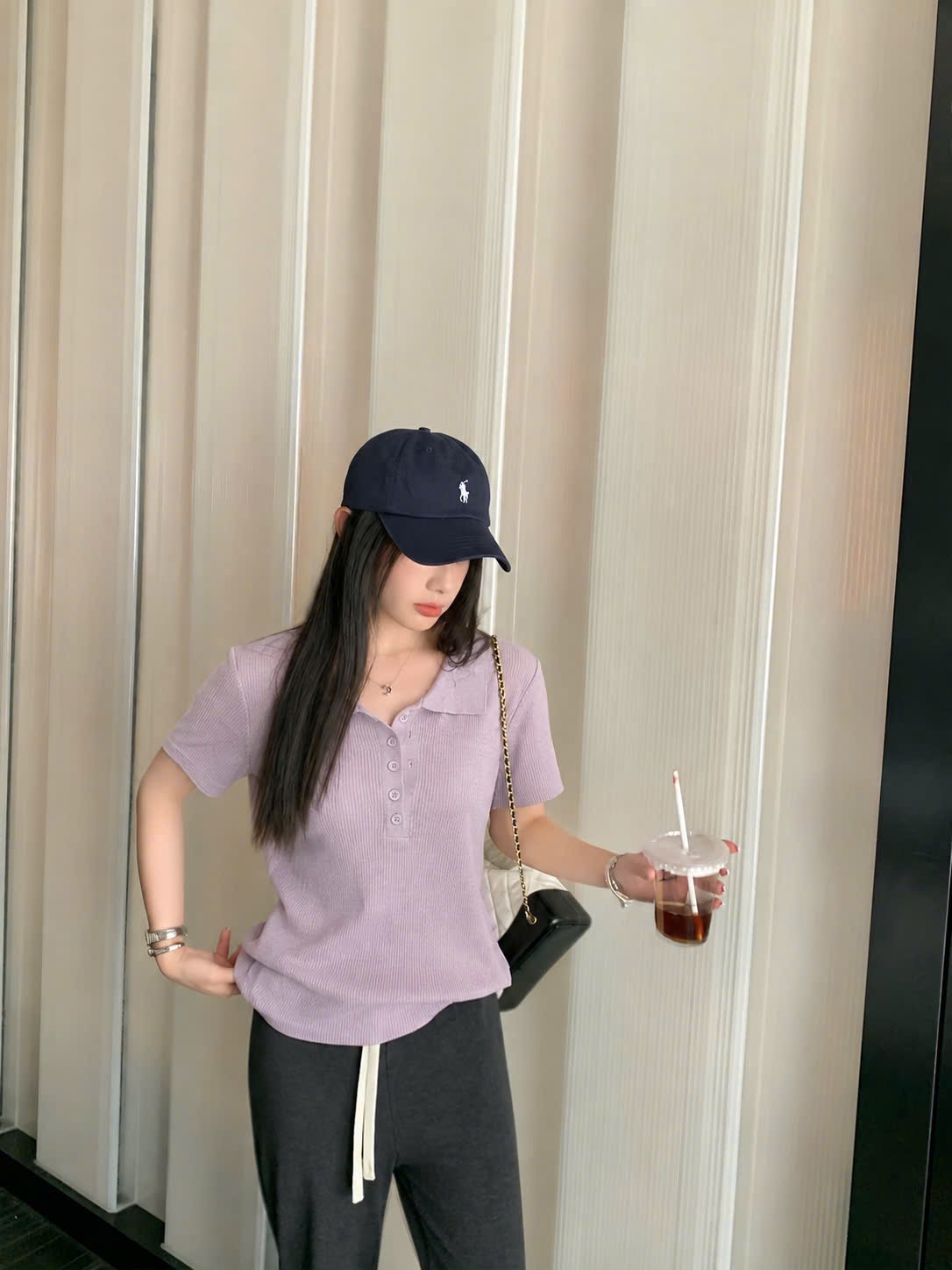 Gom - ÁO LEN TÍM CỘC TAY BNBB KÈM TÚI