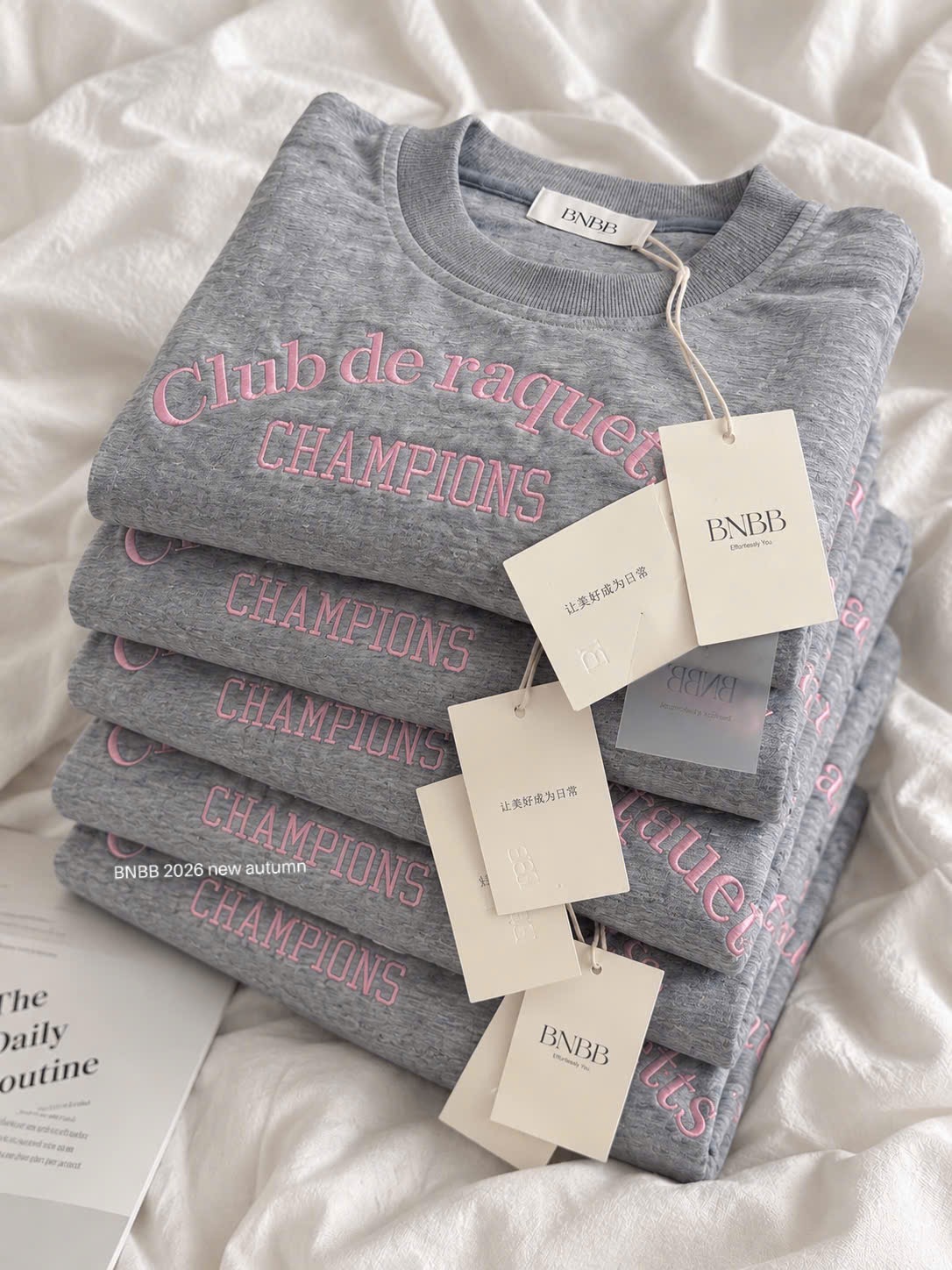 ÁO NỈ XÁM CHỮ CHAMPION BNBB