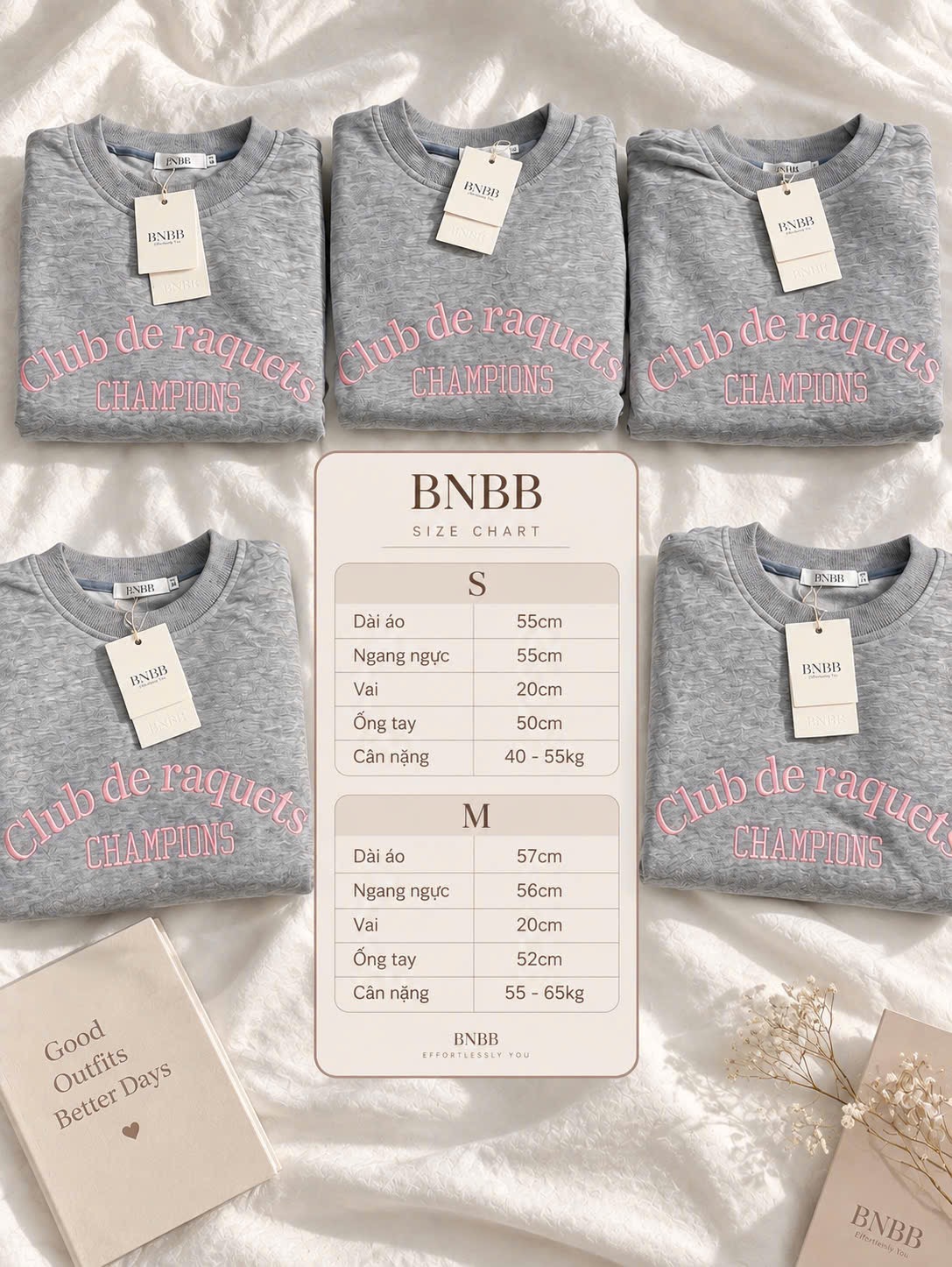ÁO NỈ XÁM CHỮ CHAMPION BNBB