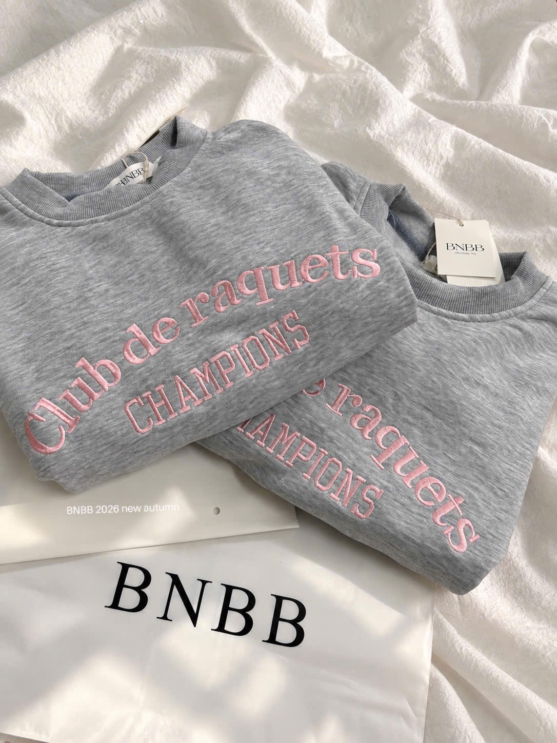 ÁO NỈ XÁM CHỮ CHAMPION BNBB