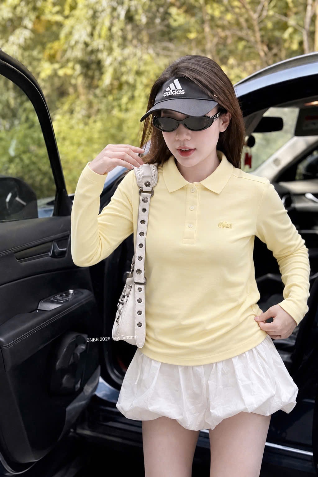 Gom - ÁO POLO VÀNG DÀI TAY THÊU CÁ SẤU BNBB