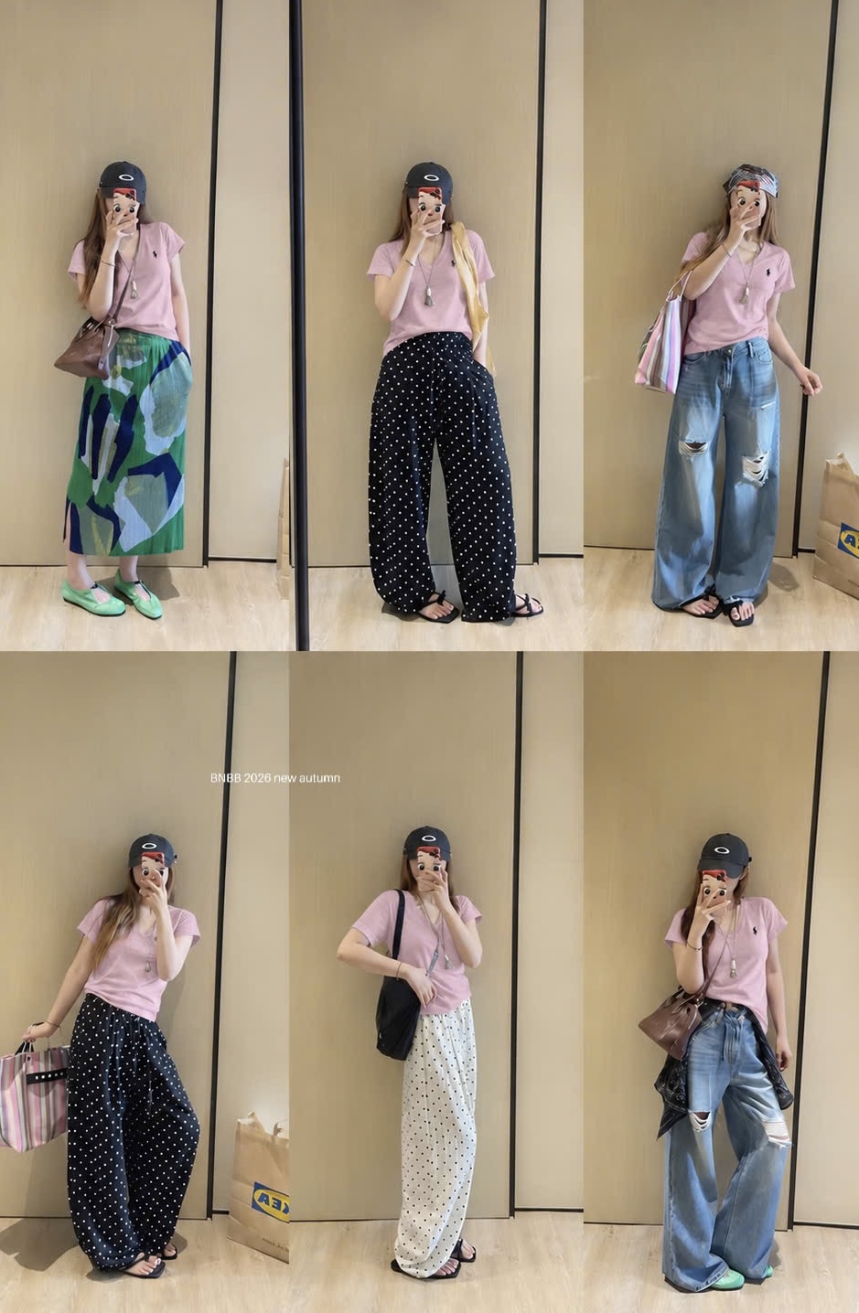 ÁO PULL CỘC HỒNG BNBB THÊU NGỰA CỔ TIM