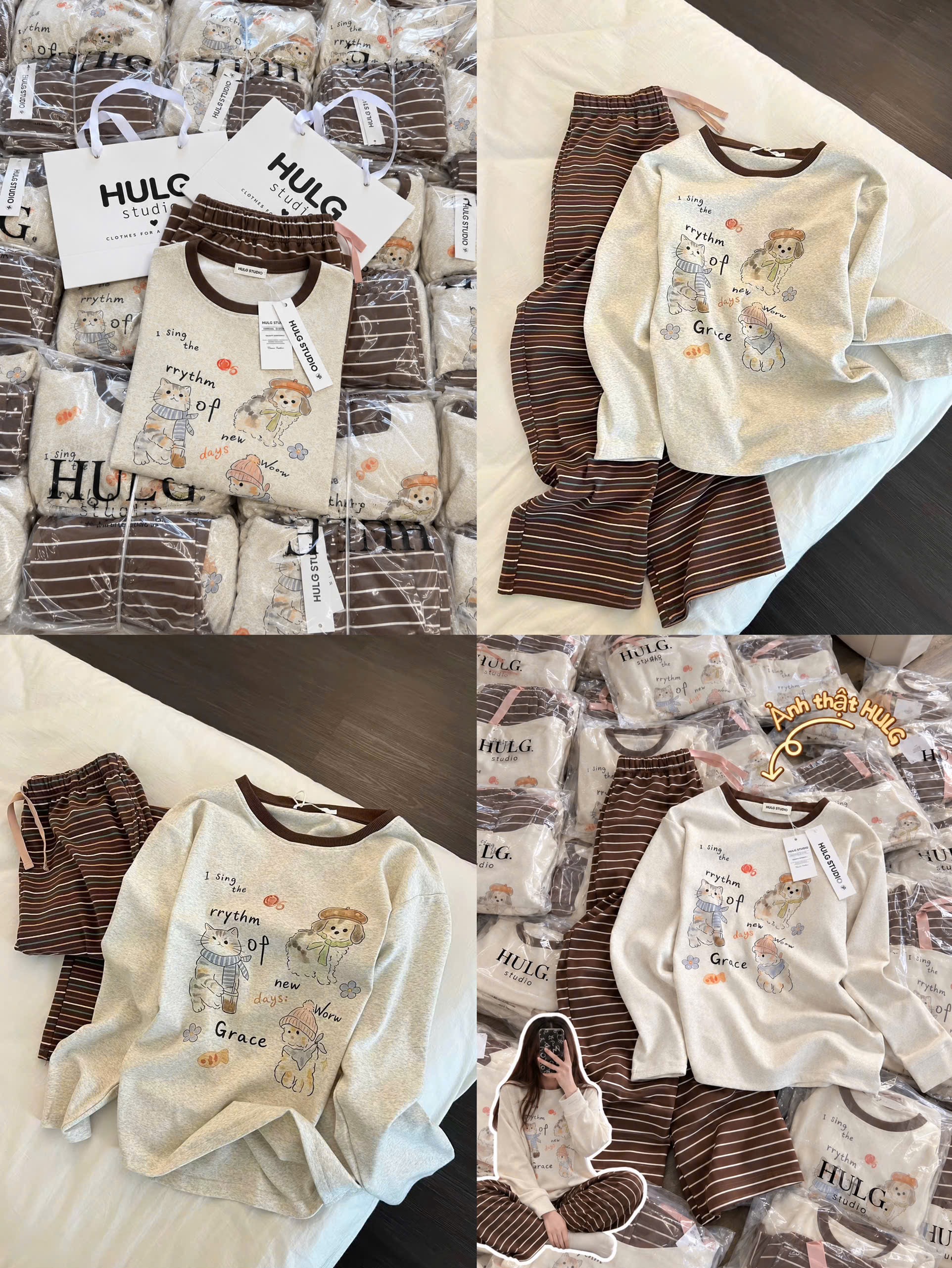 Gom - BỘ DT HÌNH THÚ QUẦN KẺ NÂU