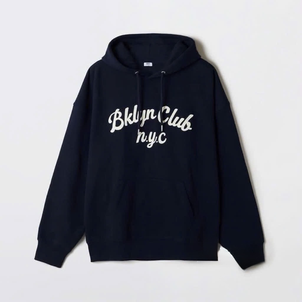 BỘ HODIE NỈ MŨ THAN GHI CHỮ BRYNK