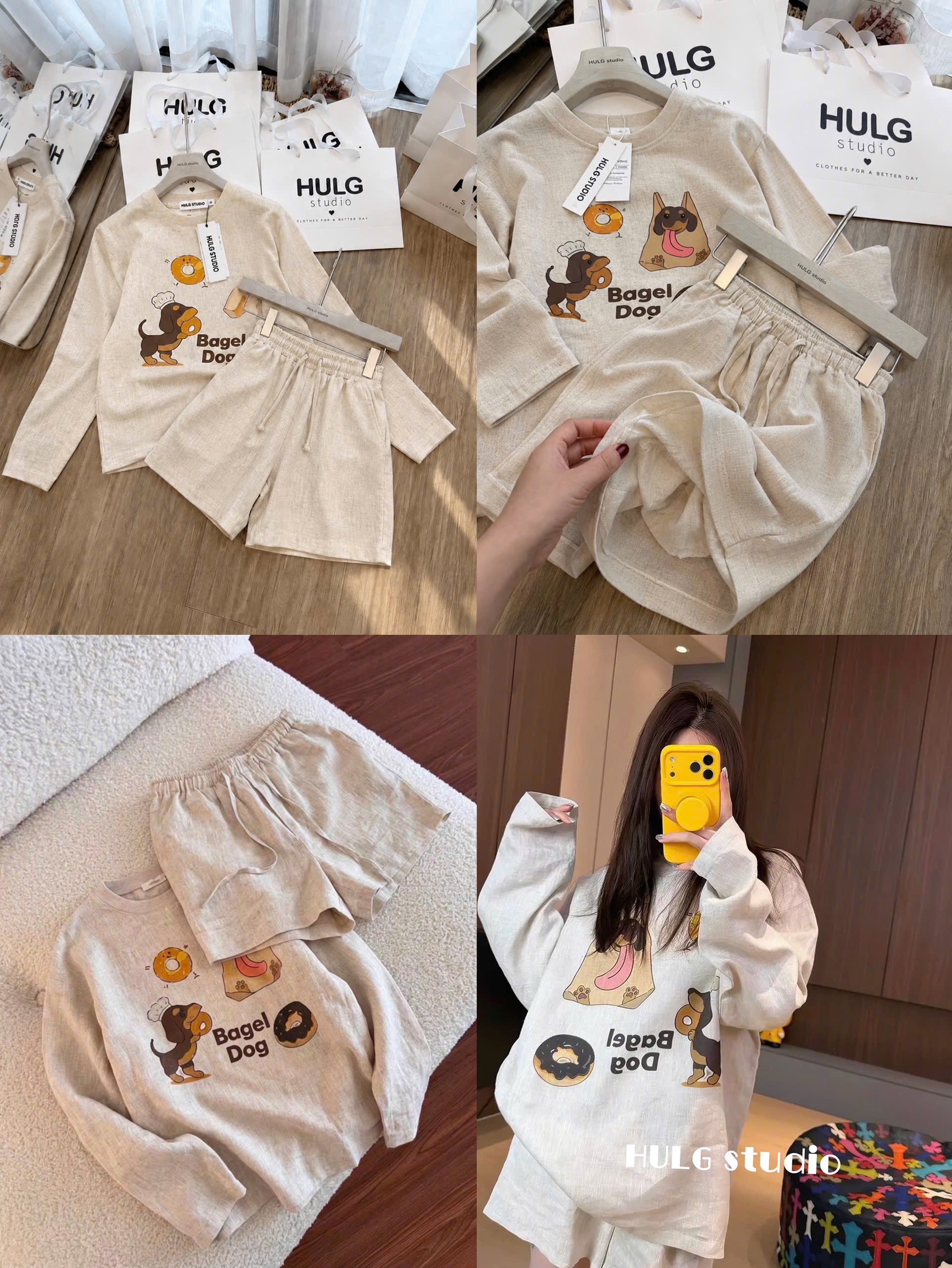 Gom - BỘ NỈ BE DT HÌNH CÚN QUẦN ĐÙI