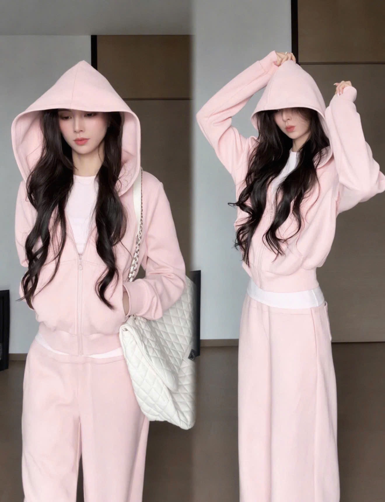 GOM - BỘ NỈ HỒNG KHOÁ MŨ HULG