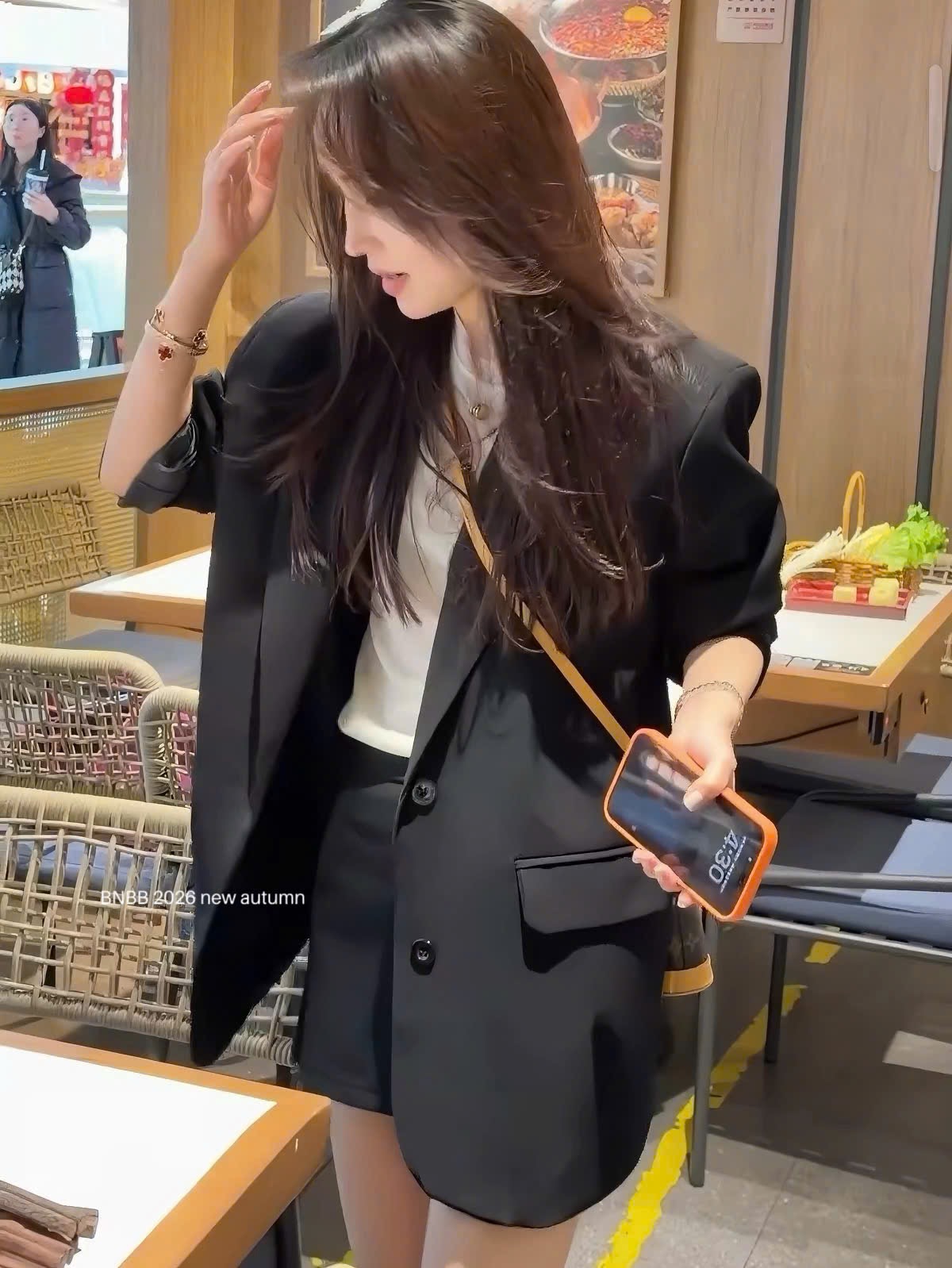Gom - Đen - ÁO BLAZER BNBB DT MÀU ĐEN