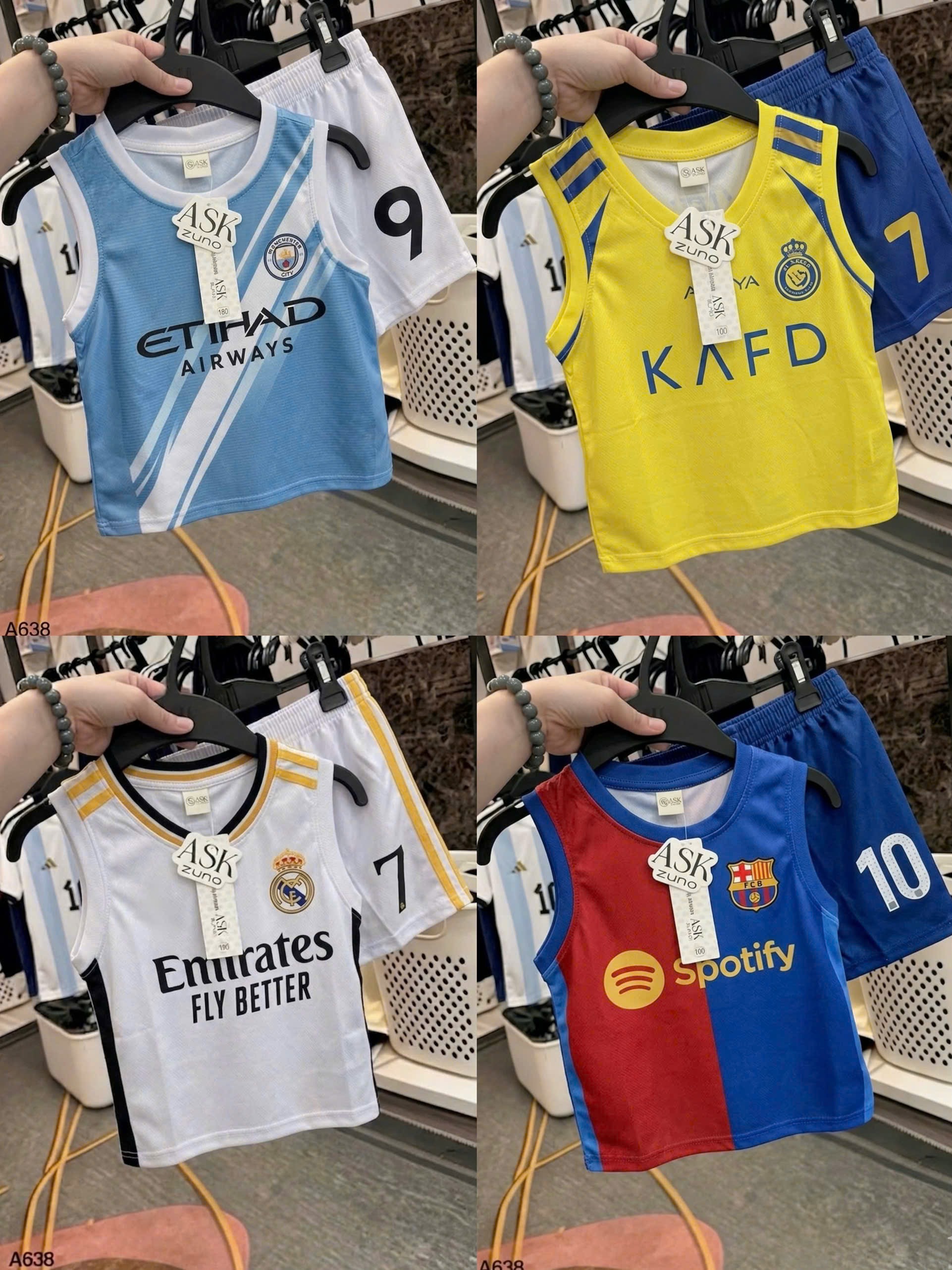 HD SET 2 BỘ BA LỖ BÓNG ĐÁ KAFD