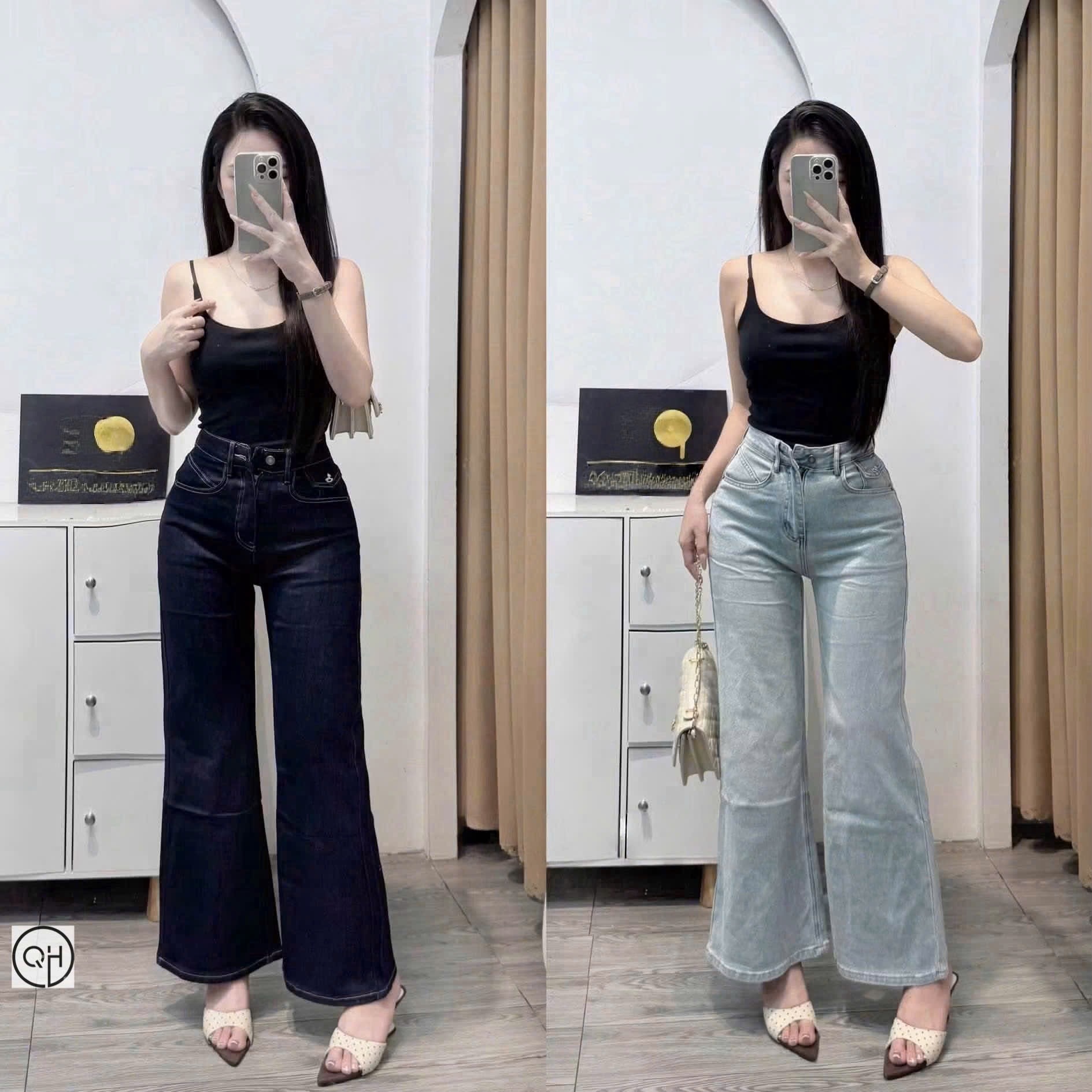 QUẦN JEAN LOE 2 MÀU THÊU NGỰA