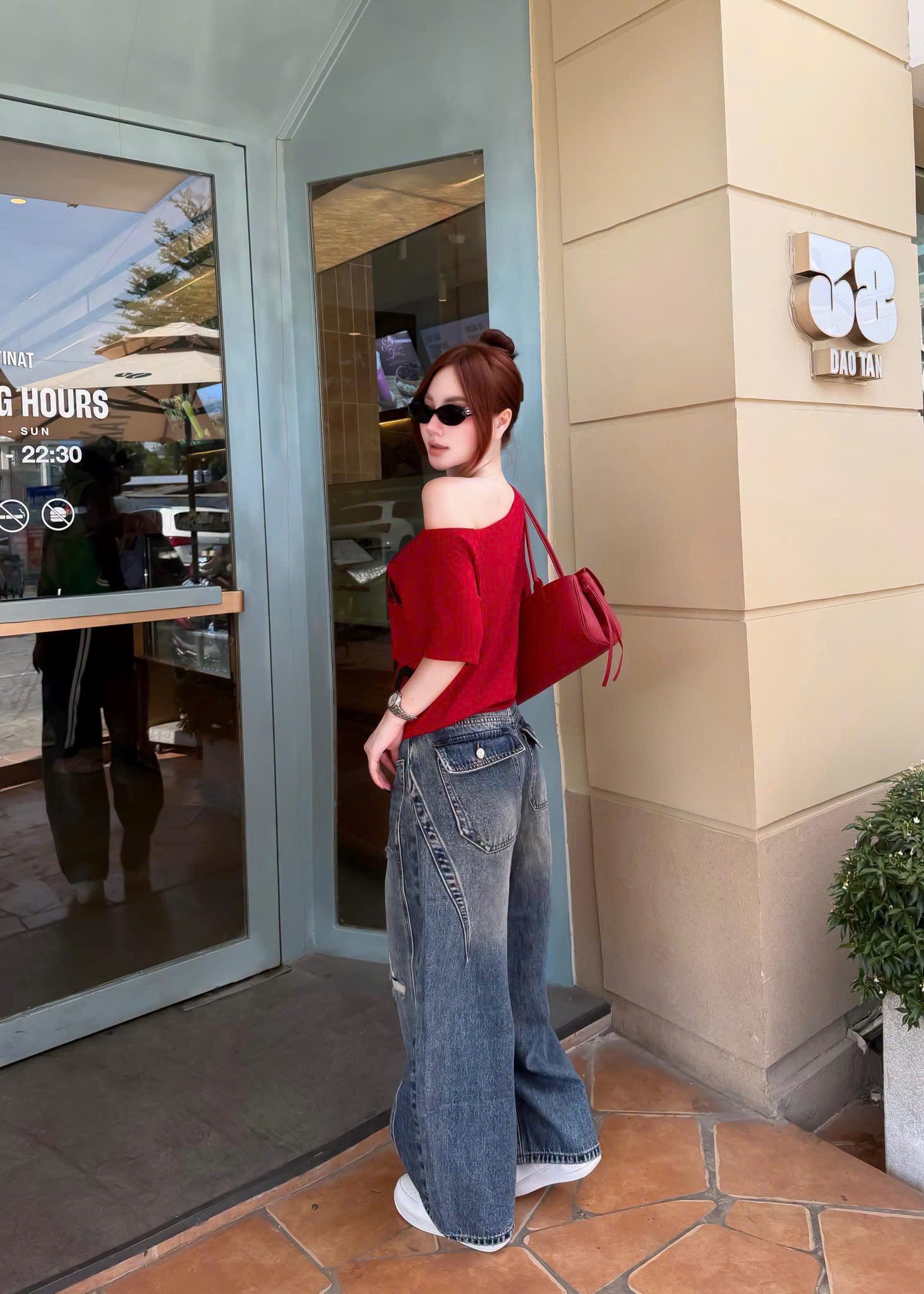 QUẦN JEAN RACH TÚI NẮP PHỐI KIỂU M2908