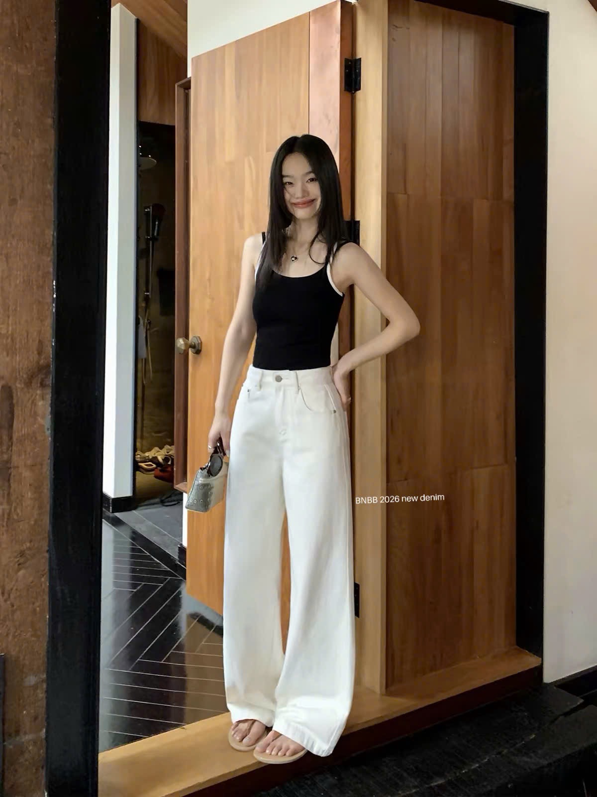 Gom - QUẦN JEAN SUÔNG TRẮNG BNBB