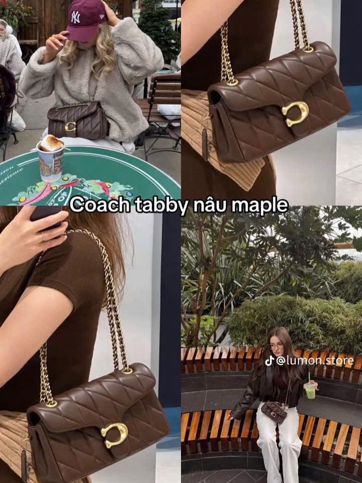 Gom - TÚI XÁCH COACH BABY NÂU FULL BOX