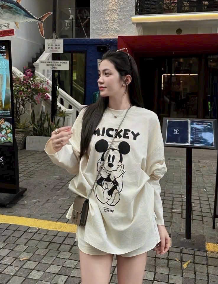 HD SÉT MICKY GIẤY DT QUẦN ĐÙI MẸ BÉ