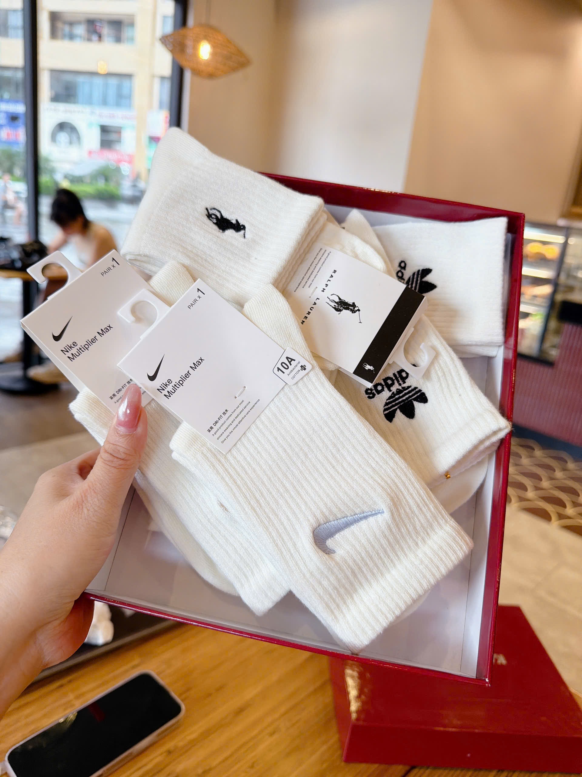 Hàng đẹp cao cổ - SET 10 ĐÔI TẤT THƠM THƯƠNG HIỆU CAO CỔ