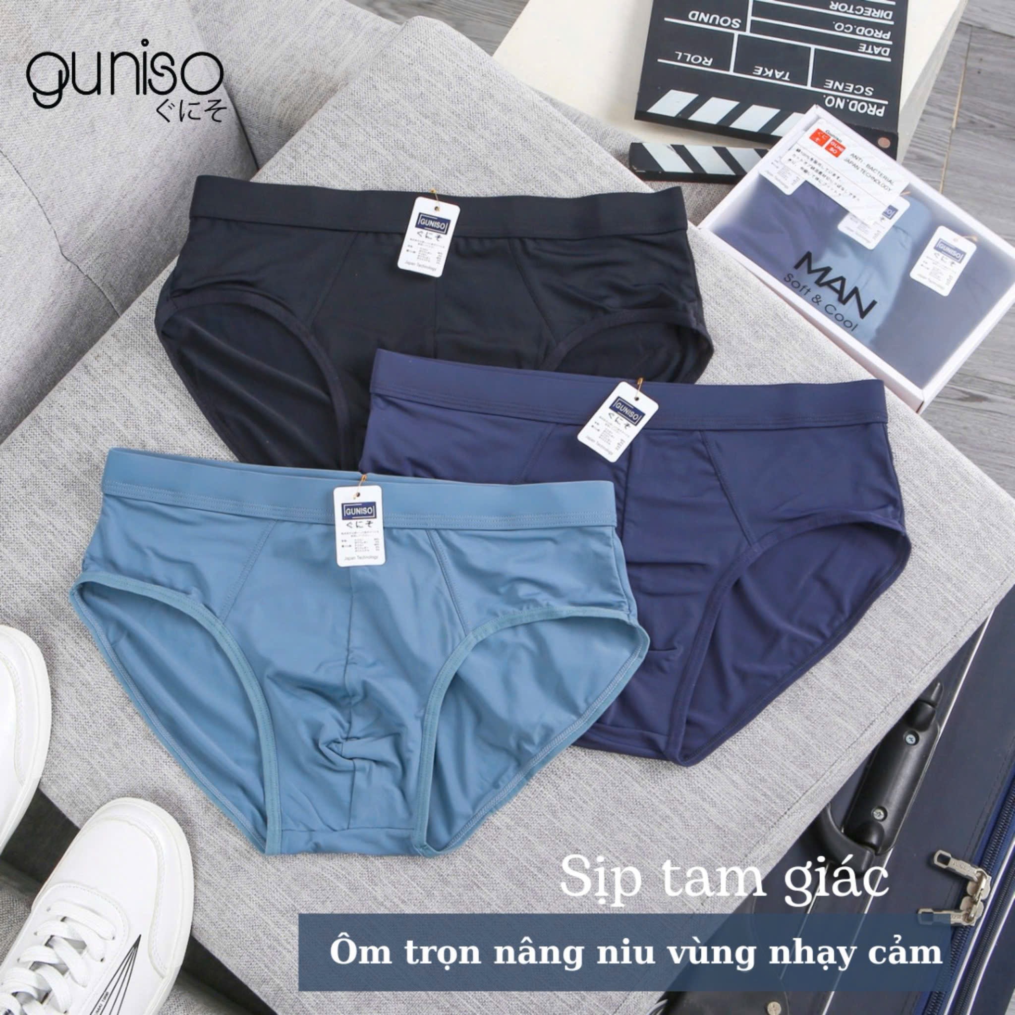 Hàng VNXK - QS05 - SET 3 QUẦN SỊP ĐÙI CT LẠNH GUNISO NAM