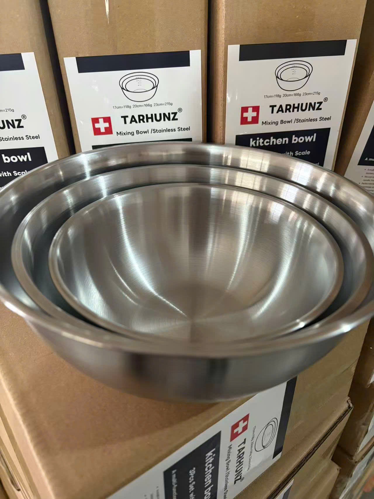 Hàng tuồn auth - SET 3 ÂU INOX XUẤT MỸ AUTH XỊN
