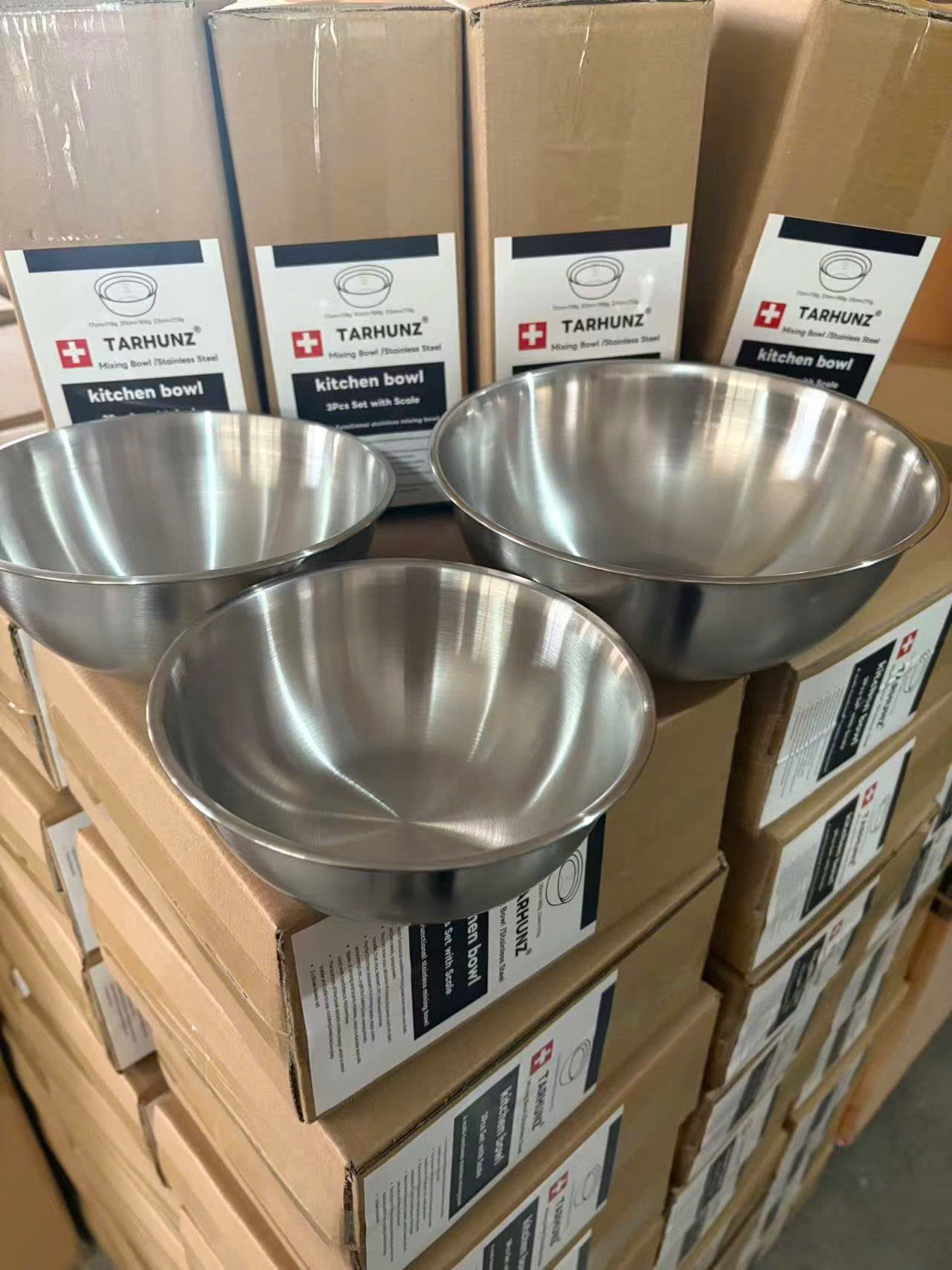 Hàng tuồn auth - SET 3 ÂU INOX XUẤT MỸ AUTH XỊN