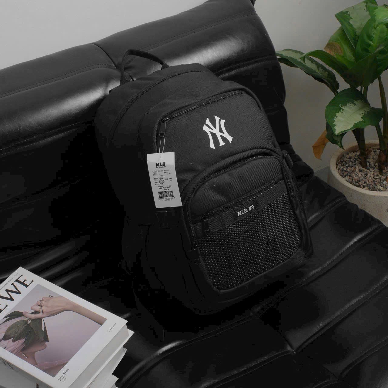 Hàng xuất đẹp - BALO MLB NY ĐEN NAM NỮ