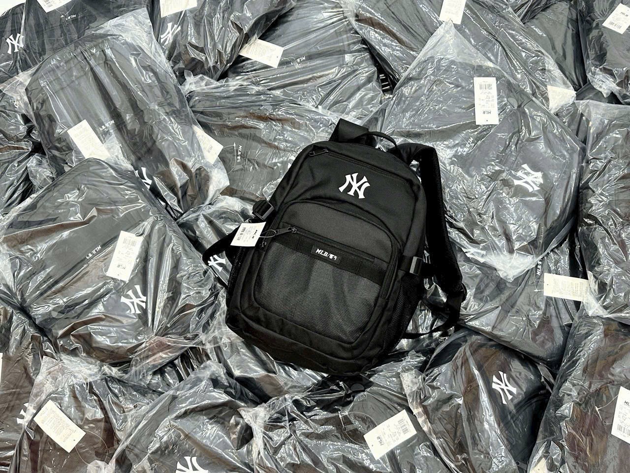 Hàng xuất đẹp - BALO MLB NY ĐEN NAM NỮ