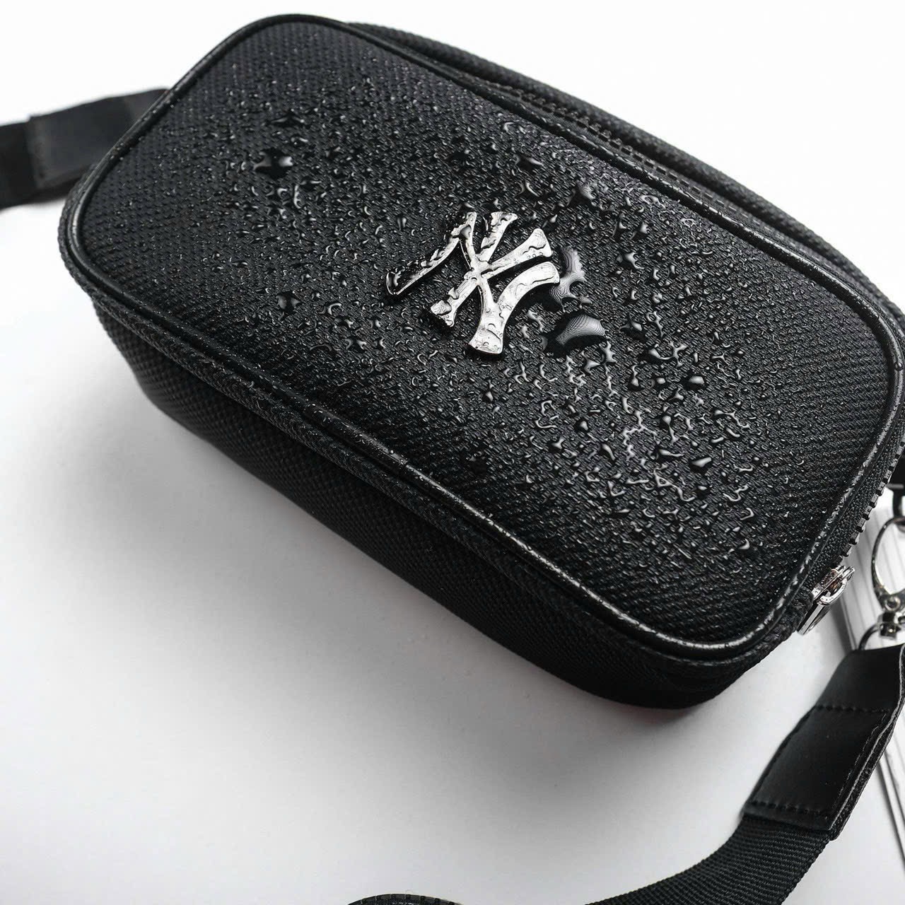 Hàng xuất đẹp - TÚI XÁCH MLB KÈM VÍ NHỎ MÀU ĐEN