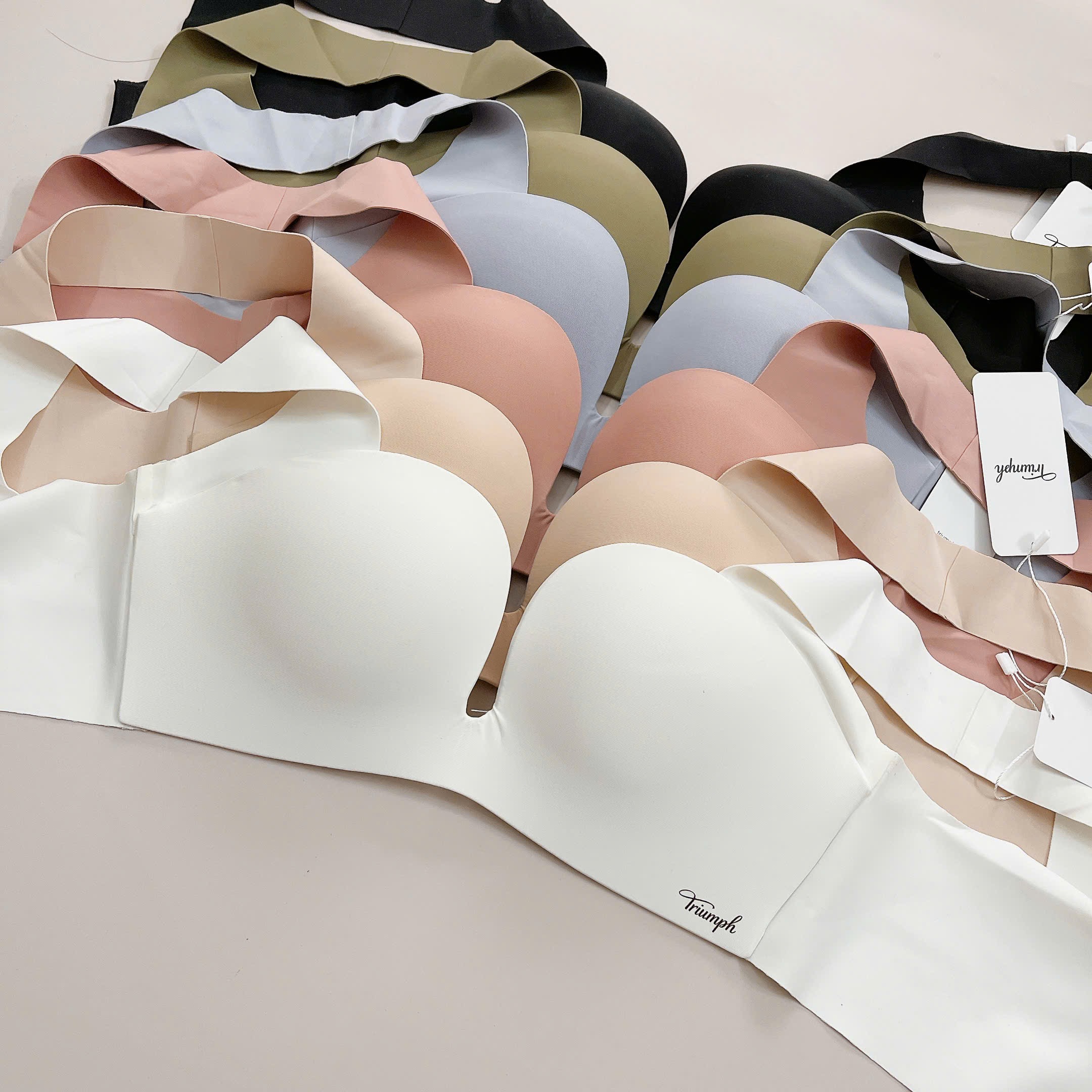 Hàng xuất dư - SET 2 ÁO BRA SU LẠNH TRIUMP random màu