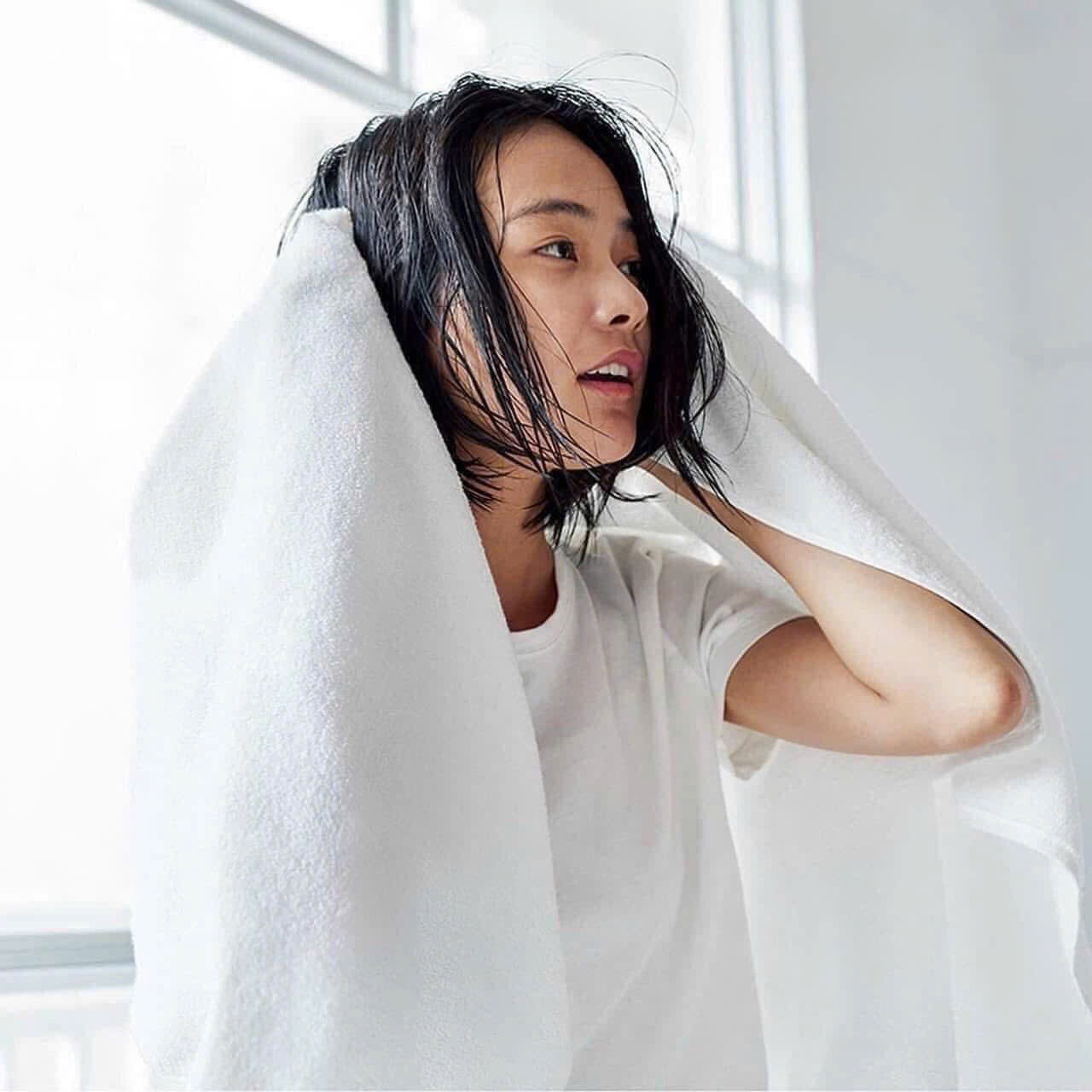 Hàng xuất xịn - SET 2 KHĂN TĂM MUJI XUẤT DƯ SZ TO 60x120