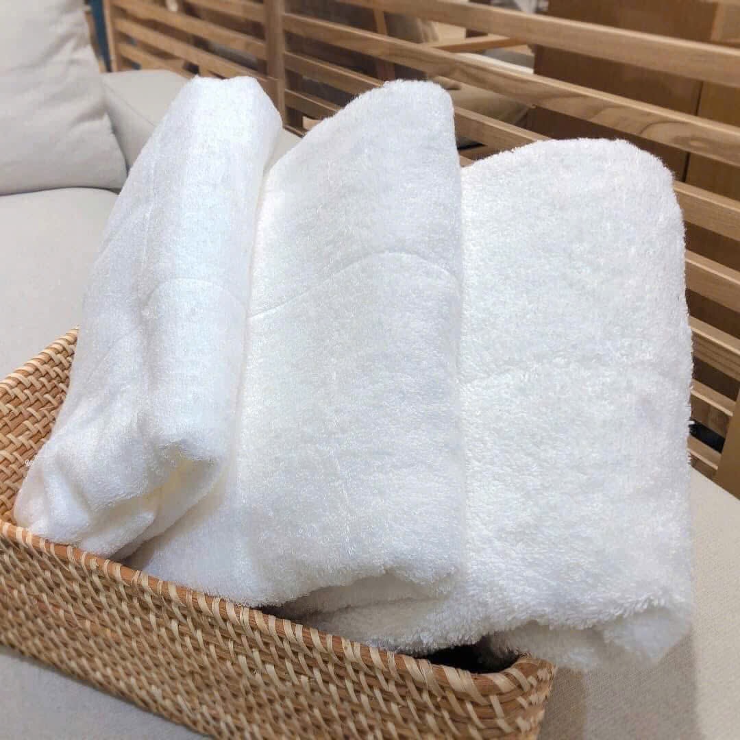 Hàng xuất xịn - SET 2 KHĂN TĂM MUJI XUẤT DƯ SZ TO 60x120