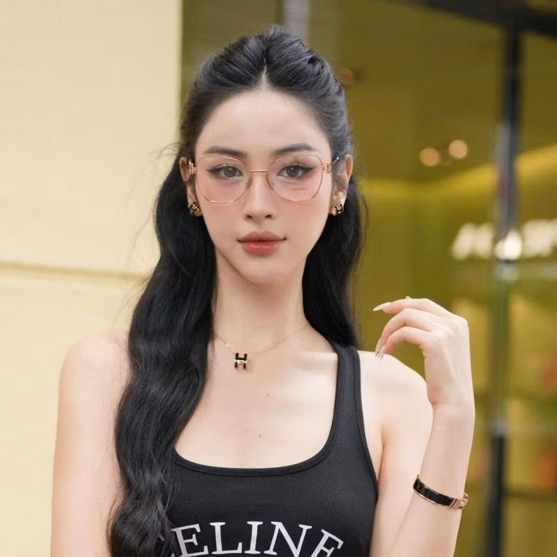 KÍNH MẮT MIU GỌNG BẠC k box