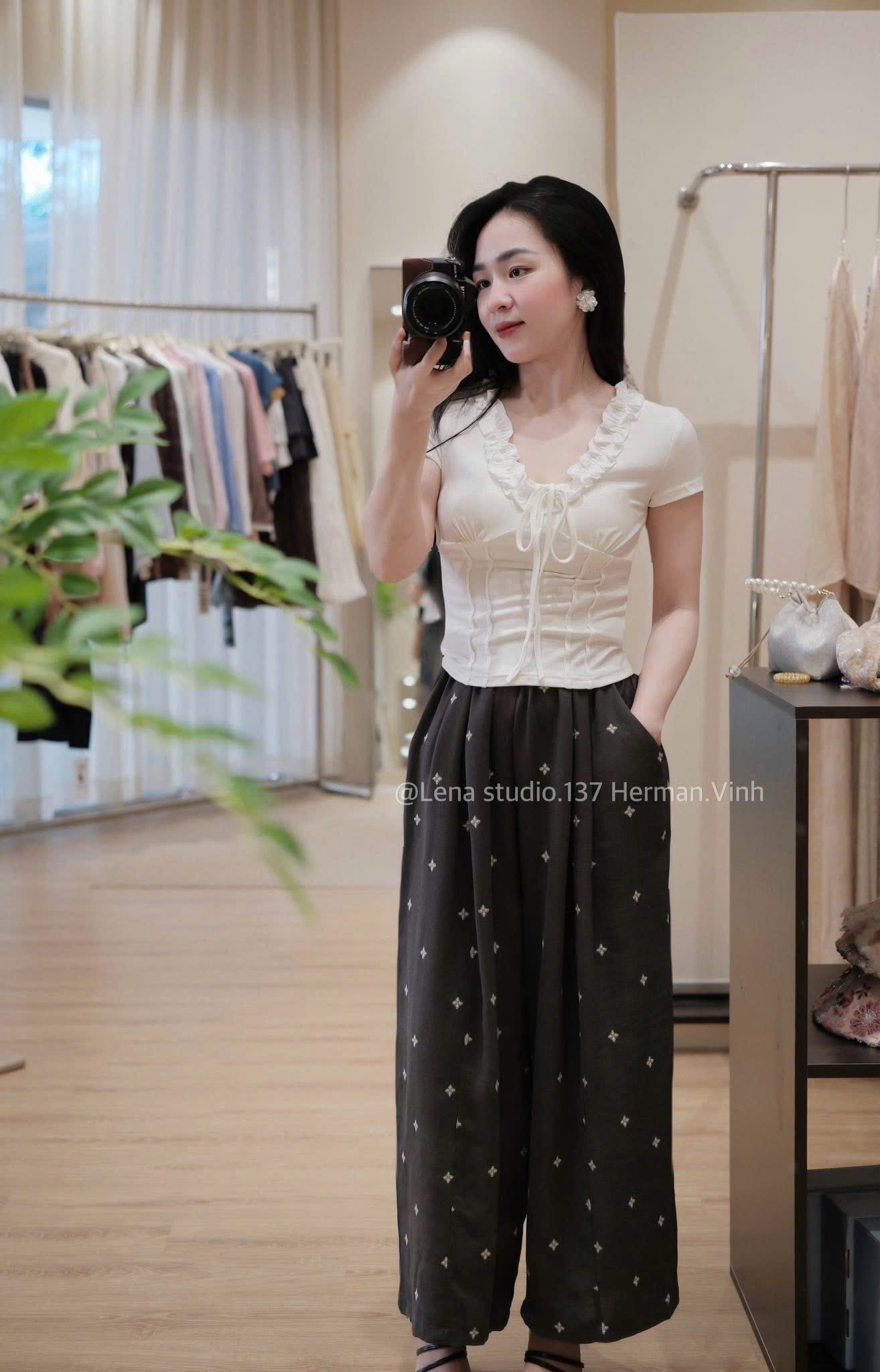 M1235 - ÁO PULL CỔ BÈO BUỘC NƠ QCCC