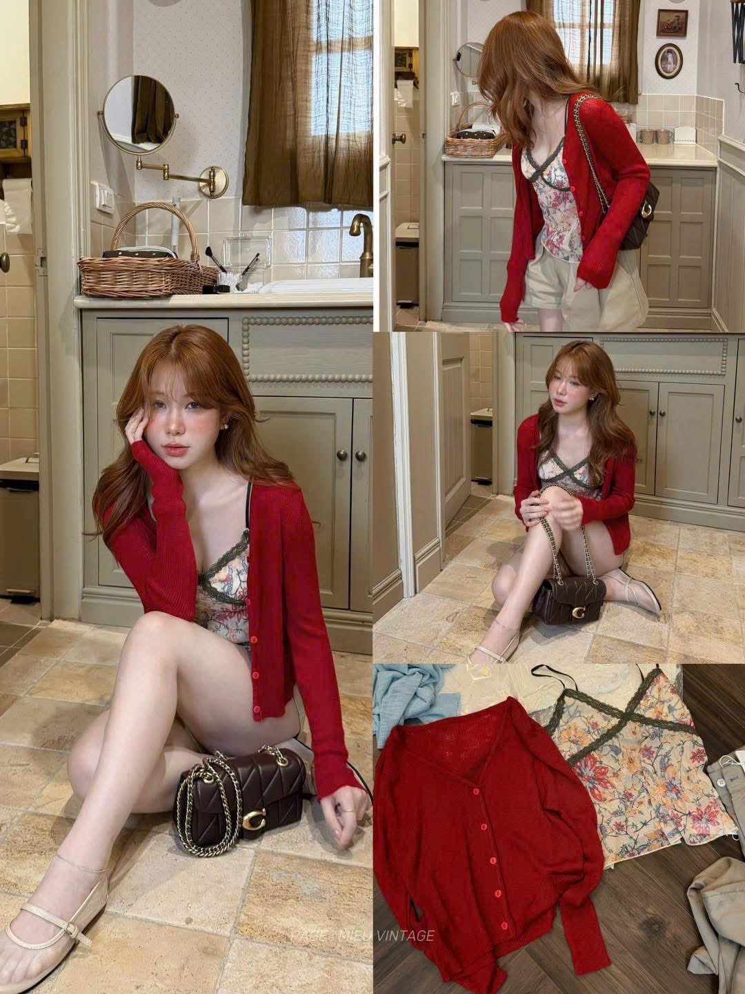 M35481 - ÁO LEN CDG ĐỎ QCCC