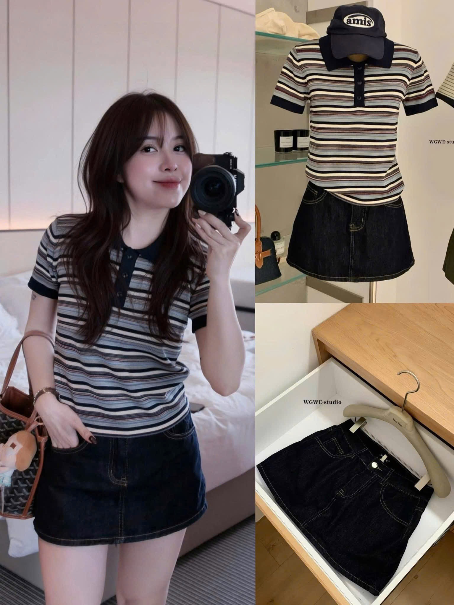 M9191 - ÁO LEN POLO KẺ WGWE QC