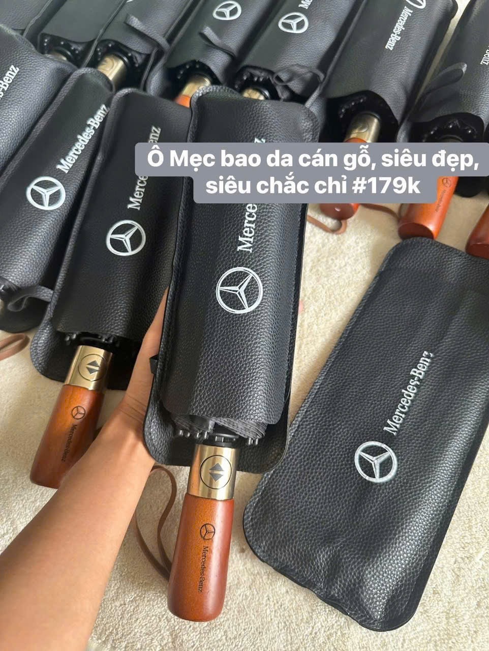 Ô MERC BAO DA CÁN GỖ