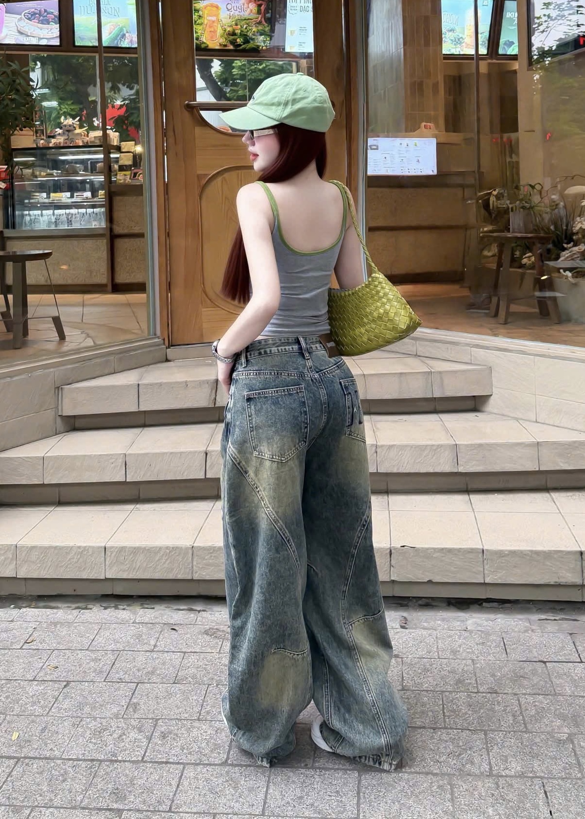 QUẦN JEAN SUÔNG RÁCH CAN VIỀN CONG M3837