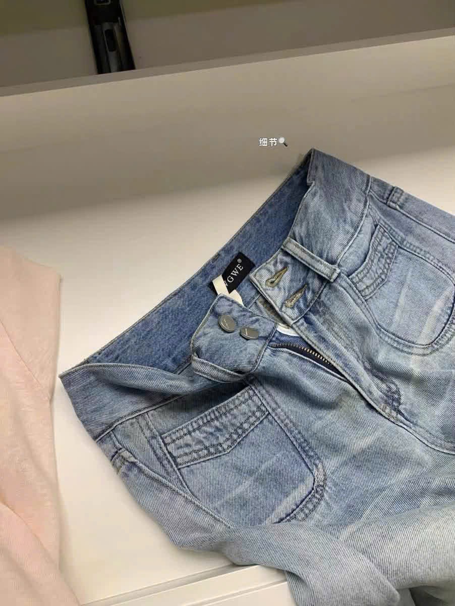 QUẦN JEAN SUÔNG XANH 2 TÚI TRƯỚC M307 - 3837 WGWE