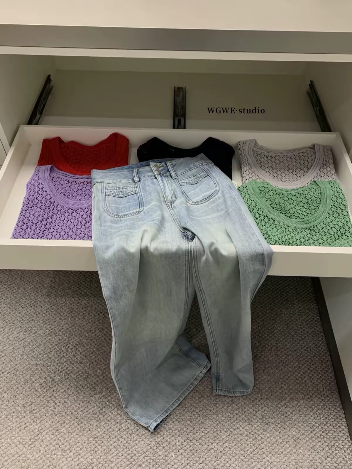 QUẦN JEAN SUÔNG XANH 2 TÚI TRƯỚC M307 - 3837 WGWE