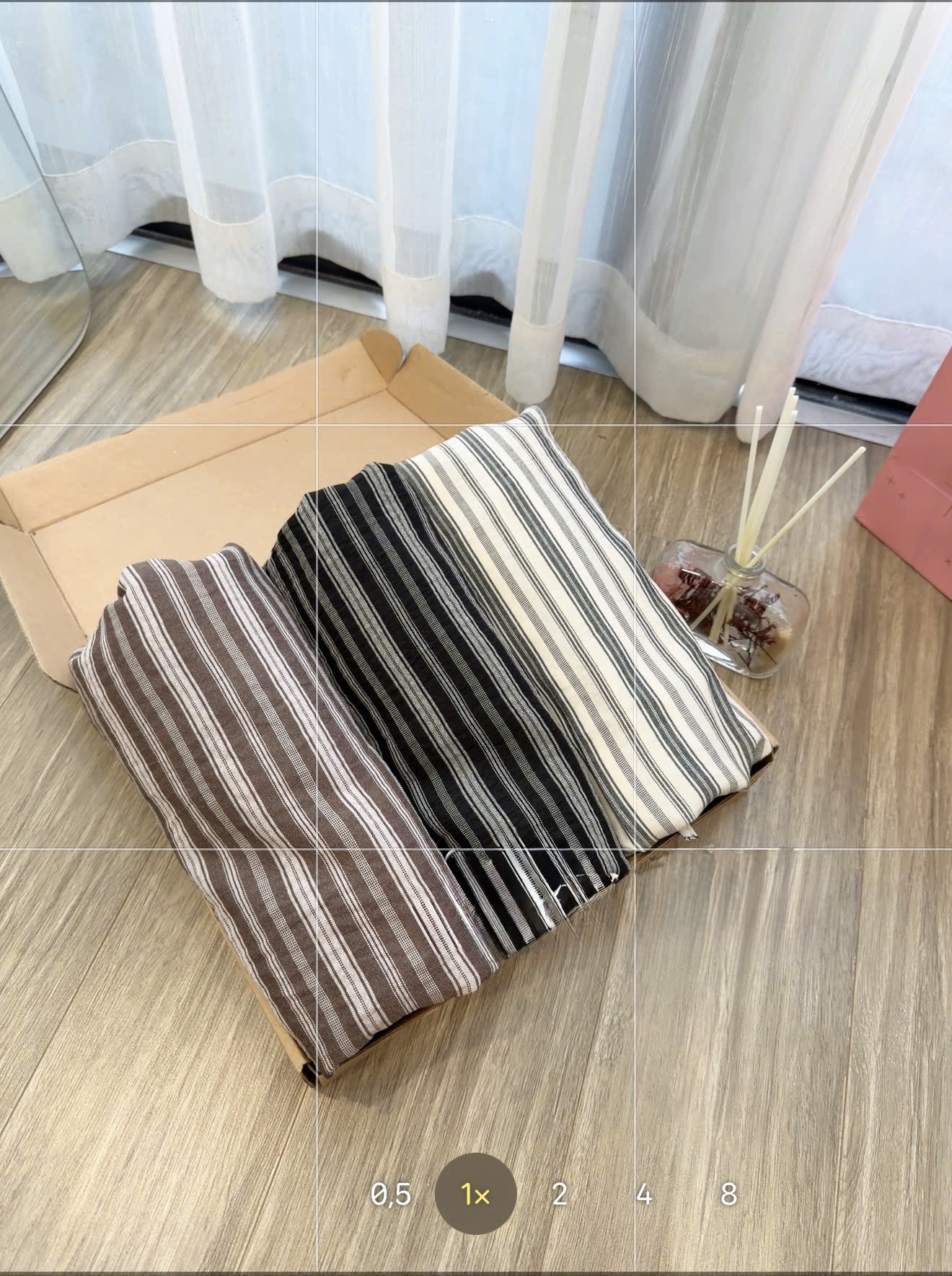 QUẦN KẺ SUÔNG CẠP CHUN 3 MÀU
