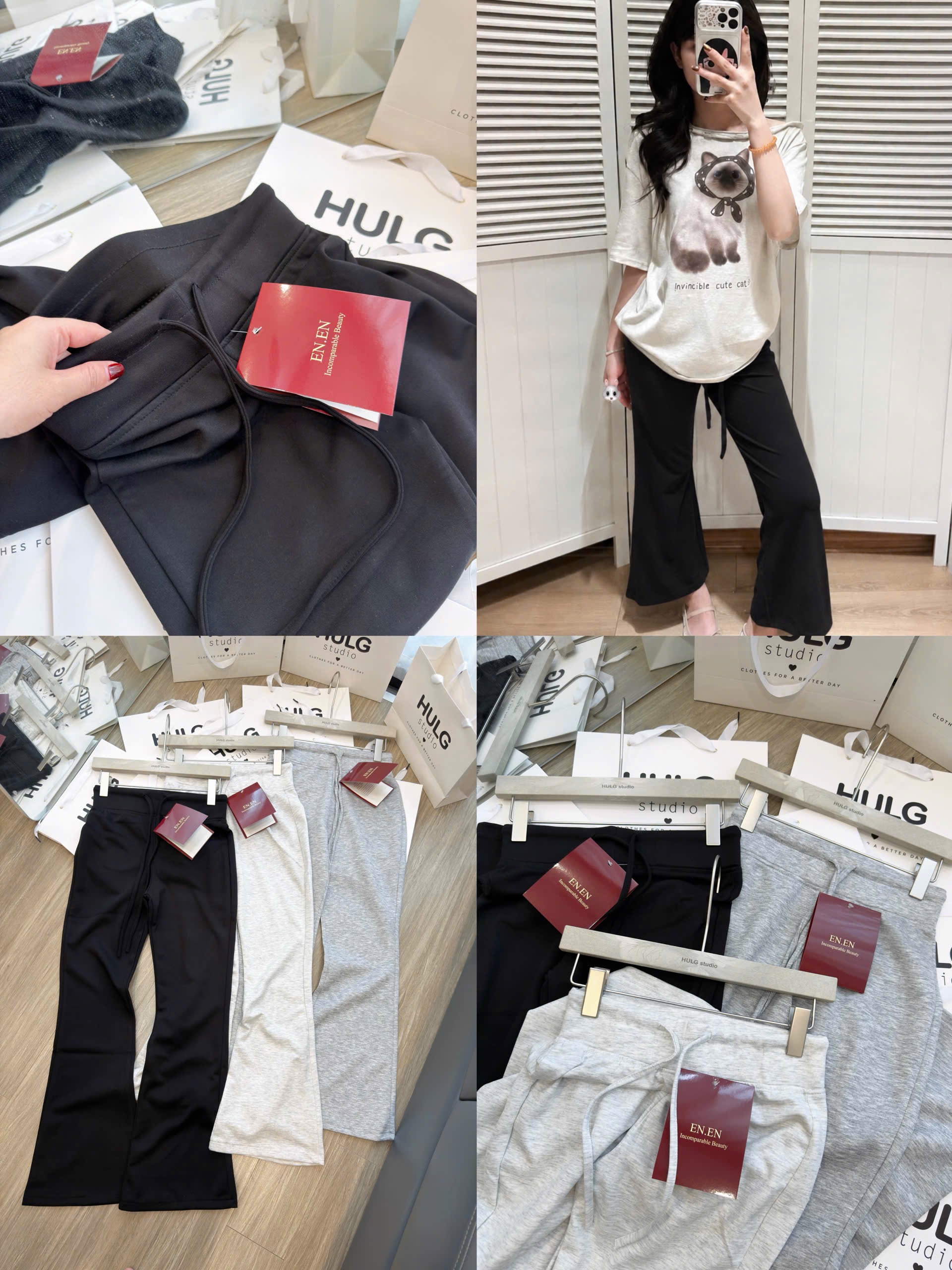 QUẦN SUÔNG CẠP TO ỐNG LOE