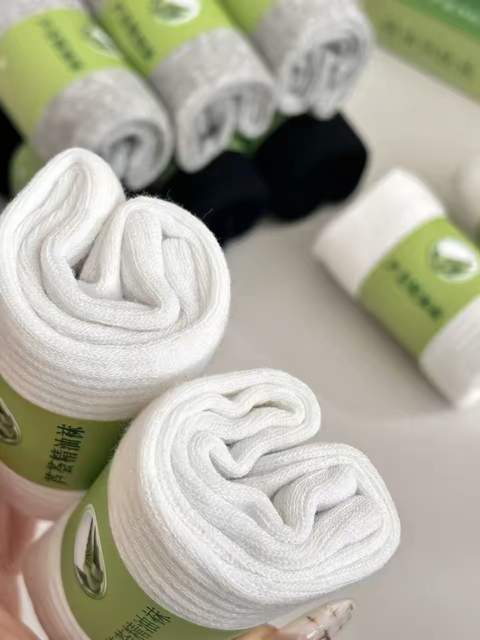 SET 10 ĐÔI TẤT KHỬ MÙI FULL BOX XANH QC