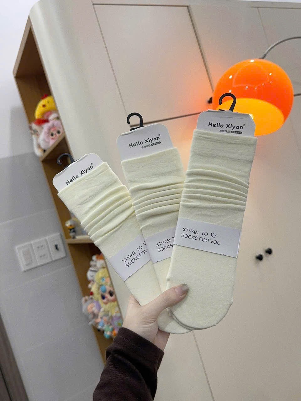 SET 10 ĐÔI TẤT NHÚN SOCK BE KEM - ĐEN