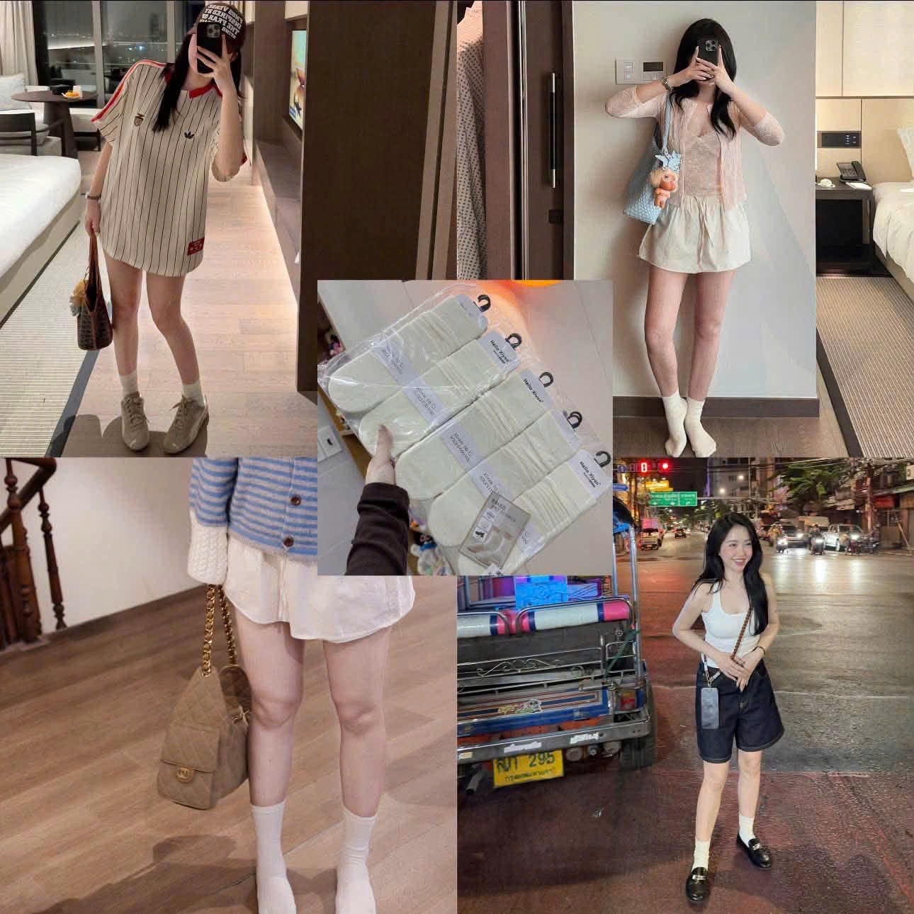 SET 10 ĐÔI TẤT NHÚN SOCK BE KEM - ĐEN