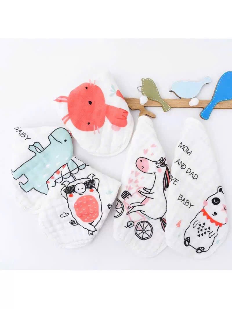 SET 10 KHĂN MẶT XÔ MUSLIN