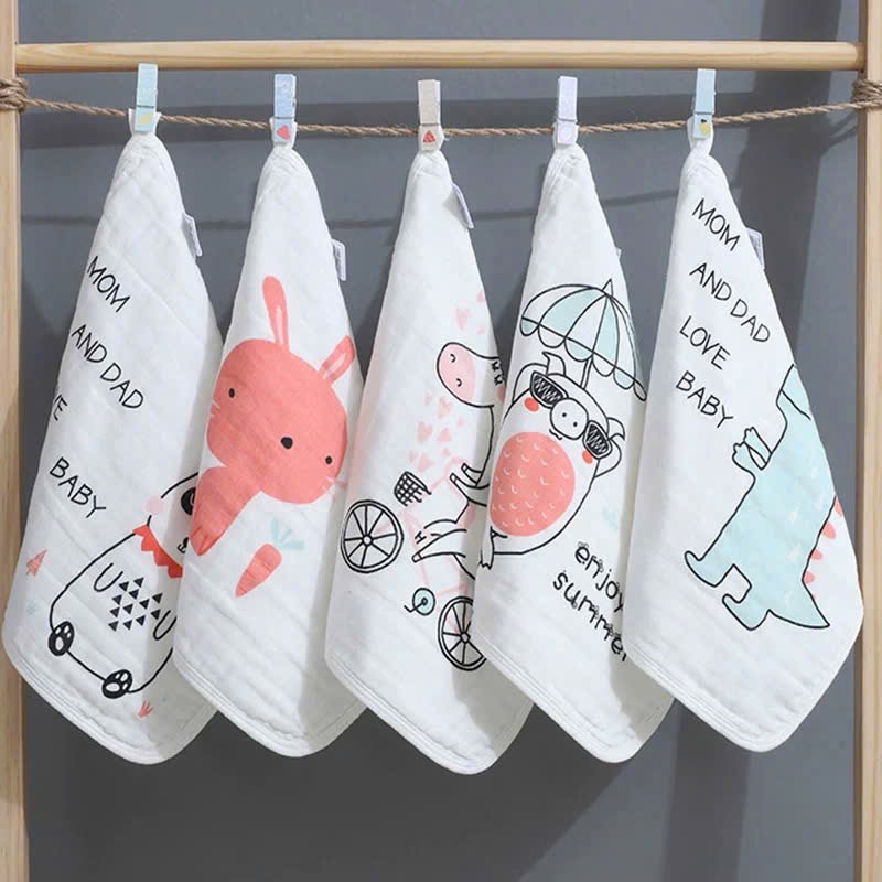 SET 10 KHĂN MẶT XÔ MUSLIN