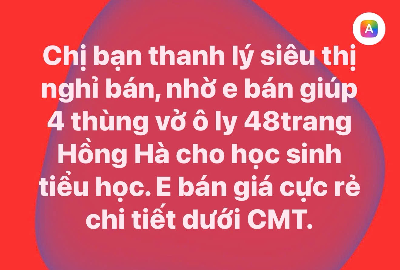SÉT 10 QUYỀN VỞ HỒNG HÀ LOẠI 48 TRANG