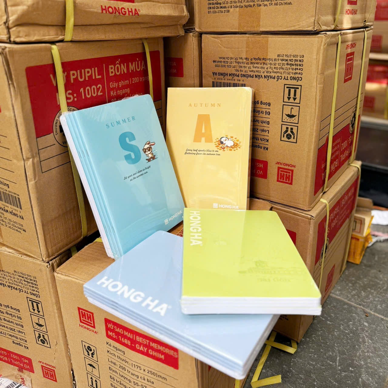 SET 10 QUYỂN VỞ KẺ NGANG HỒNG HÀ