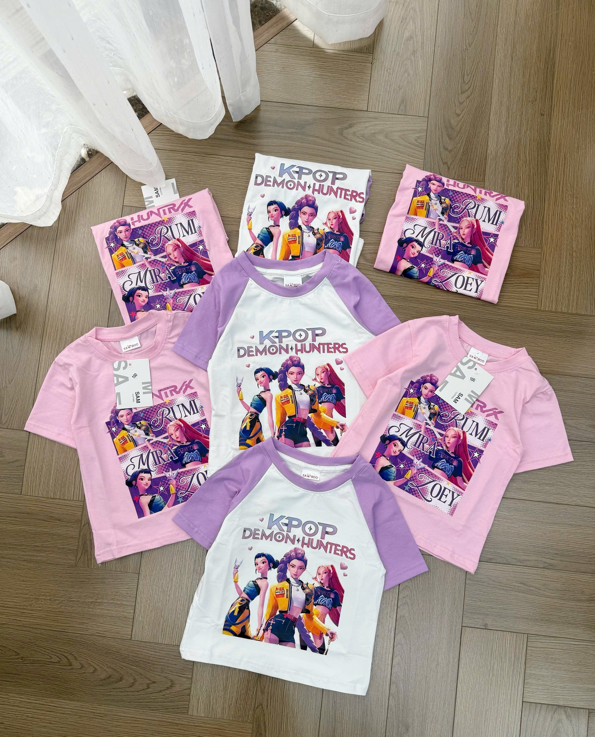 SET 2 ÁO CỘC HÌNH BÚP BÊ KPOP BG
